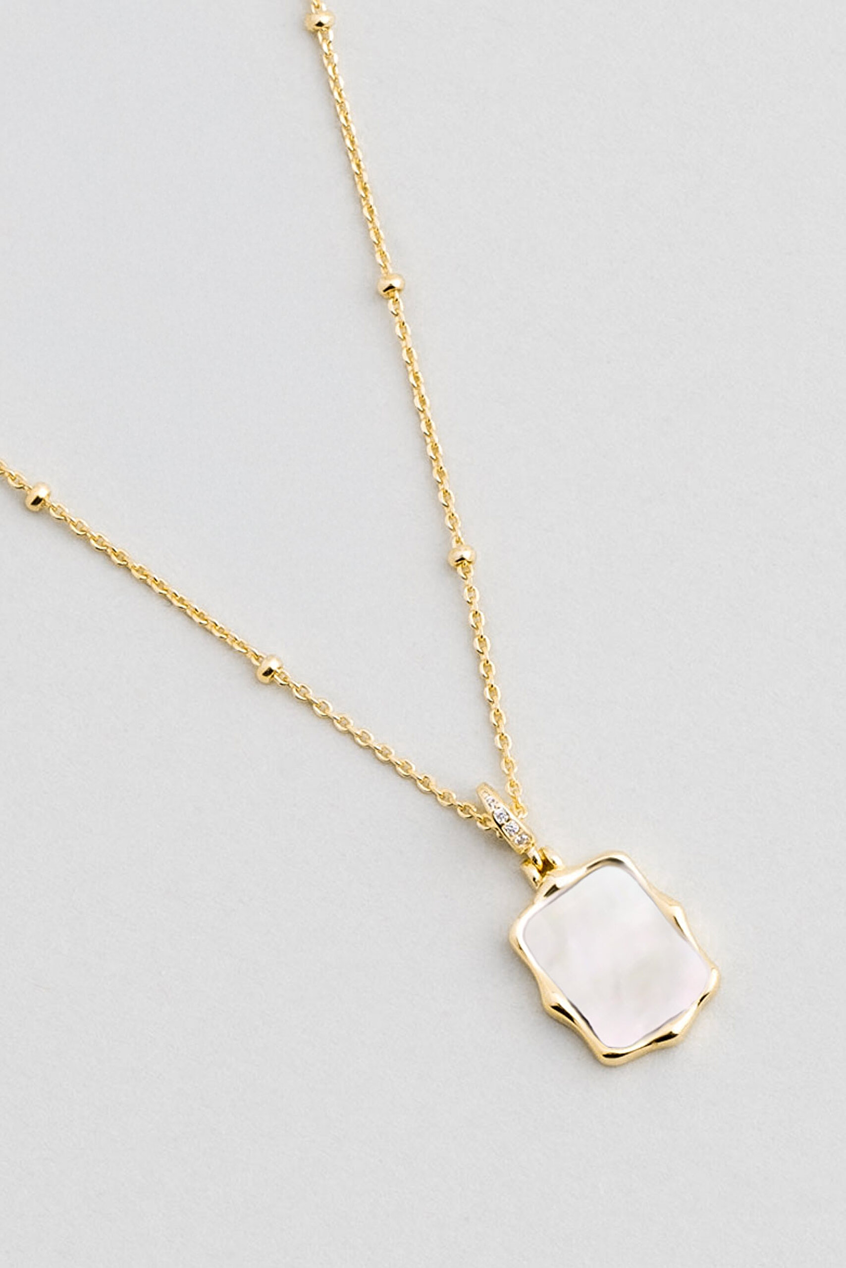 ⁠ Güneş Işığı 18 Ayar Sarı Altın Kaplama 45 Cm Gümüş Minimal Kolye_4}