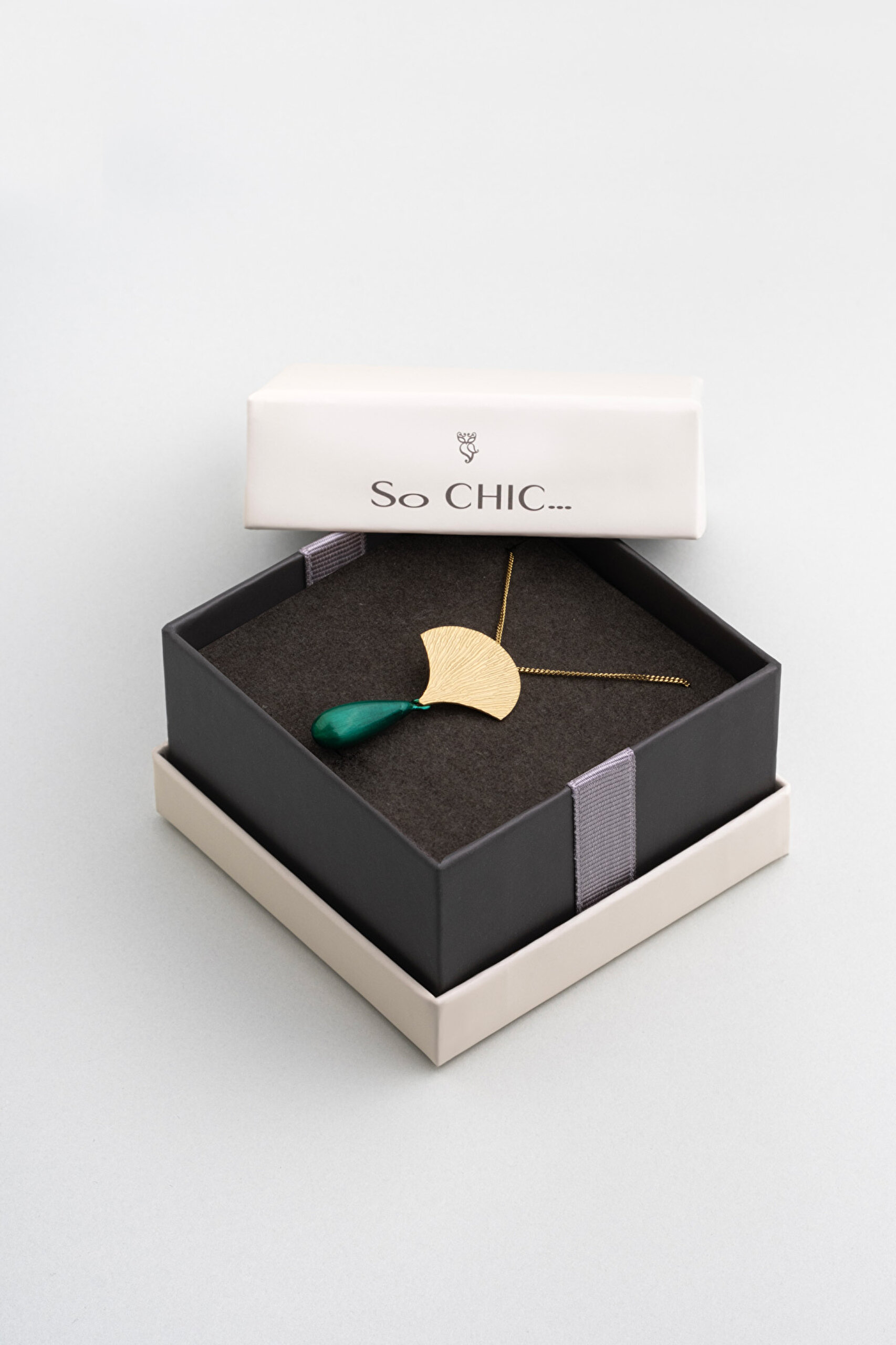 ⁠ Casablanca Yeşili 18 Ayar Sarı Altın Kaplama 45 Cm Gümüş Kolye_5}