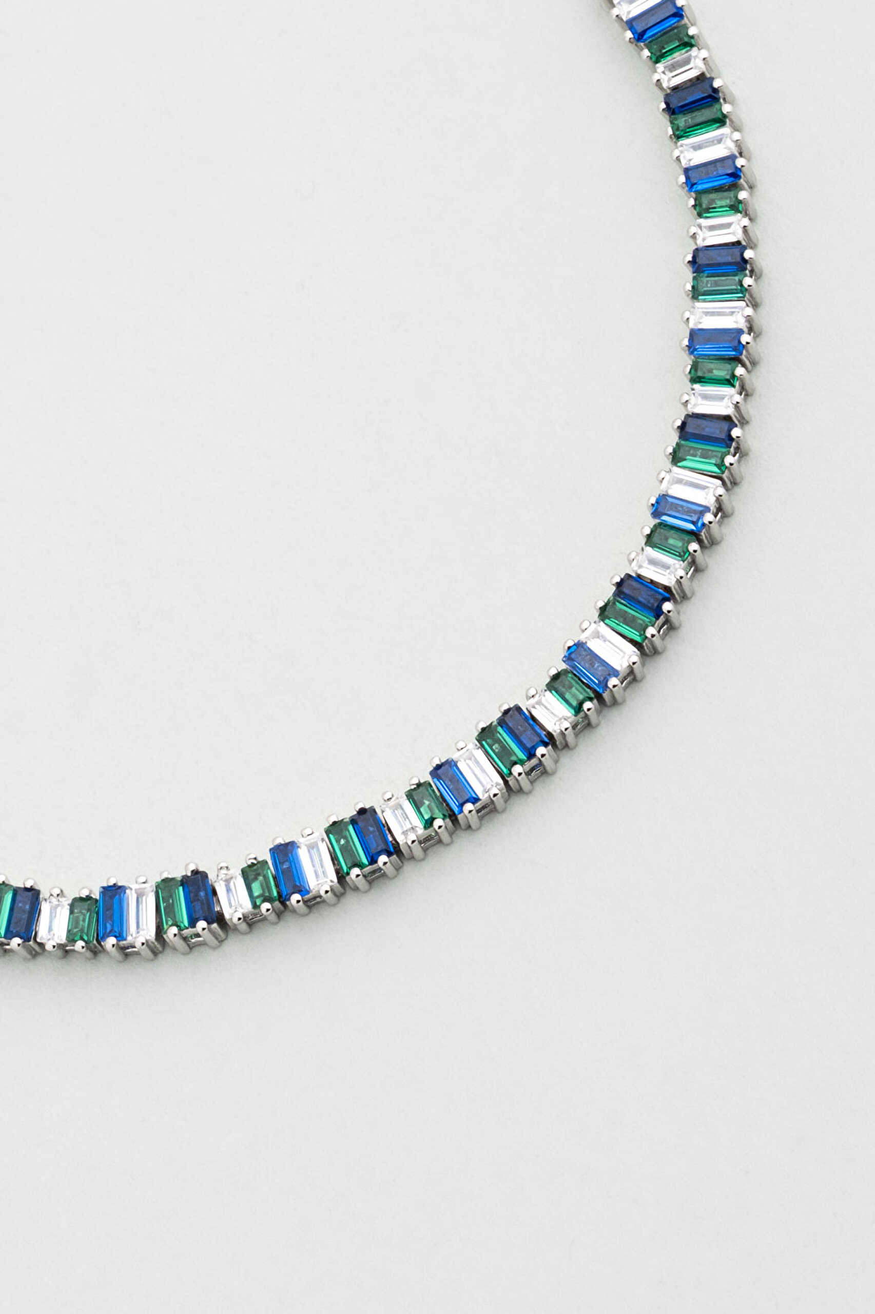 ⁠ Yakamoz Aurası 18 Ayar Beyaz Altın Kaplama Ayarlanabilir Gümüş Bileklik_4}