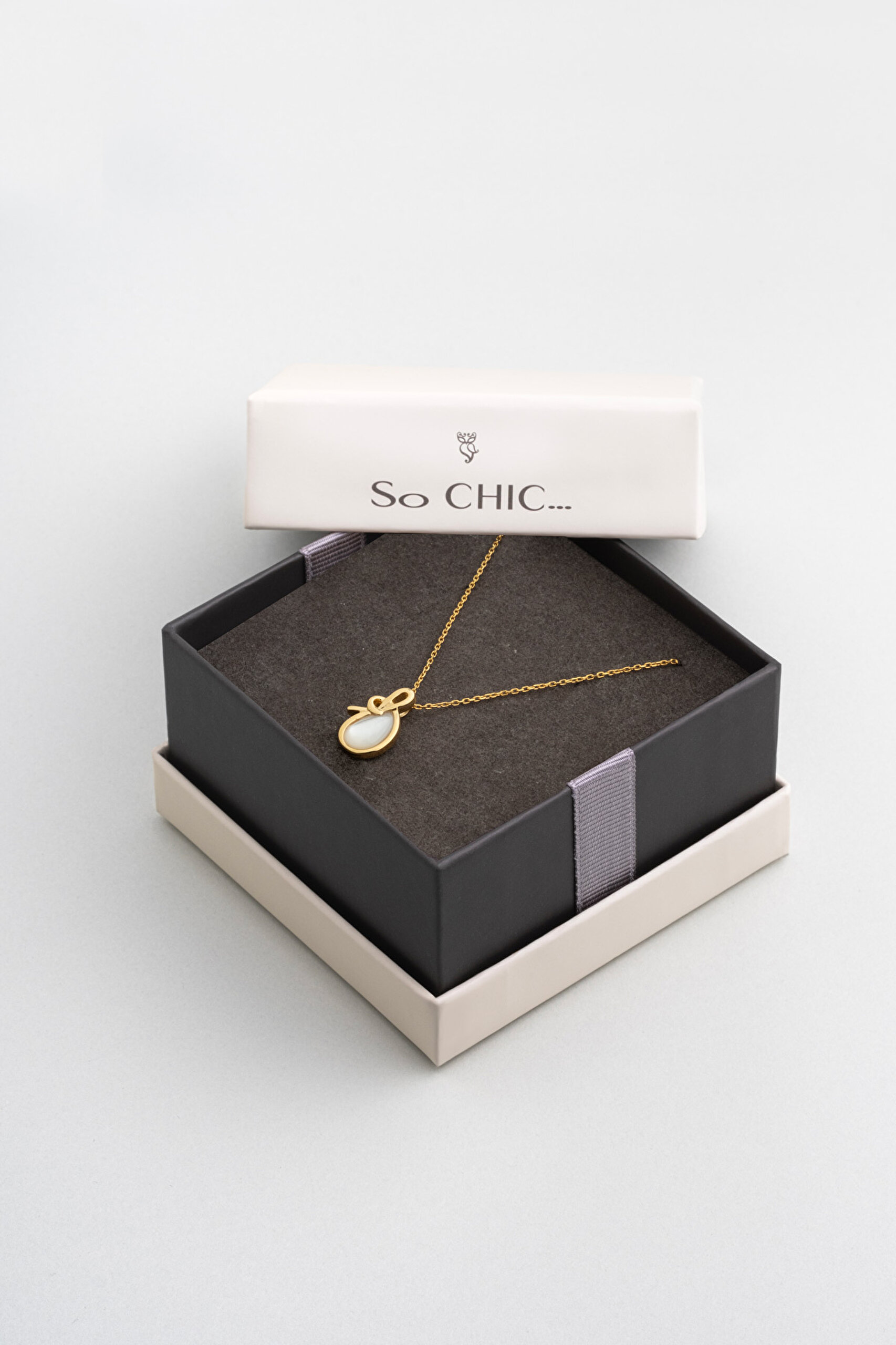 ⁠ Sedef Parıltısı 18 Ayar Sarı Altın Kaplama 43 Cm Gümüş Kolye_5}