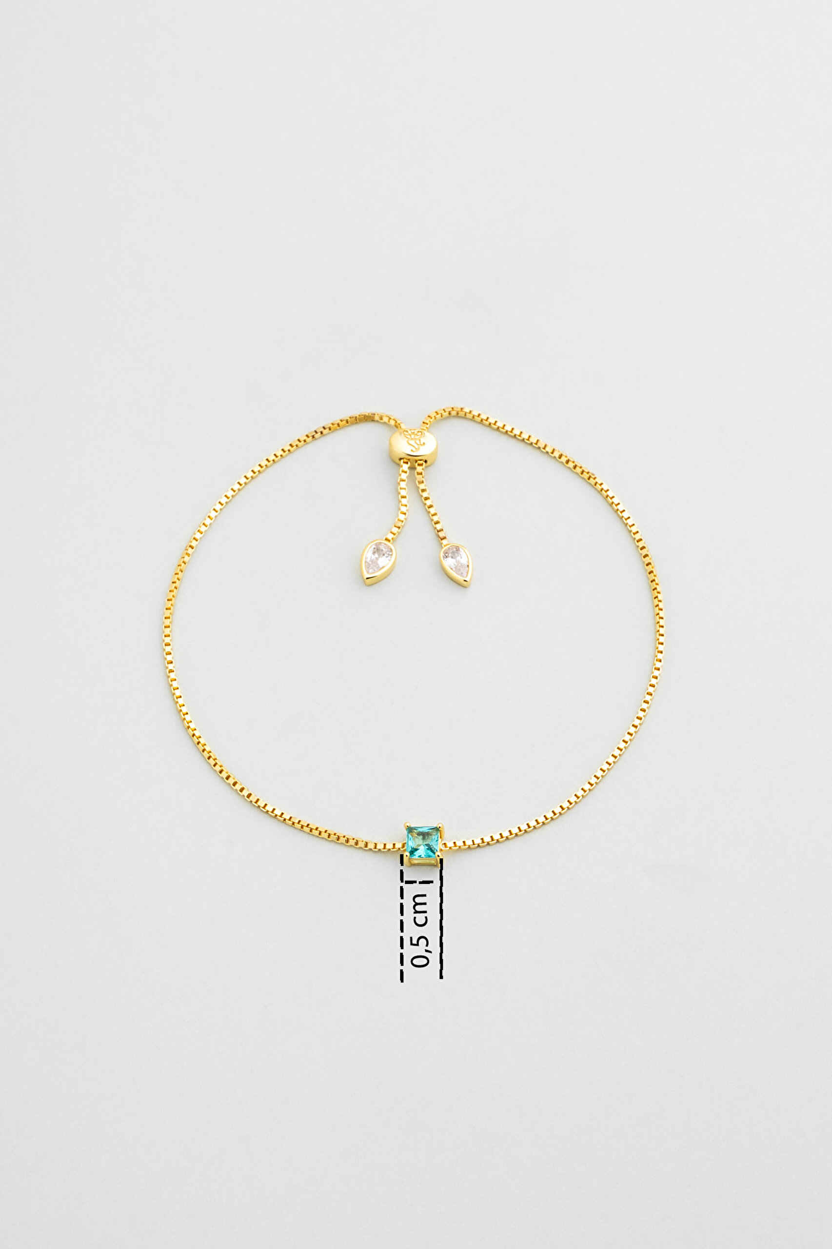 ⁠ Ocean 18 Ayar Sarı Altın Kaplama Gümüş Ayarlanabilir Gümüş Bileklik_2}