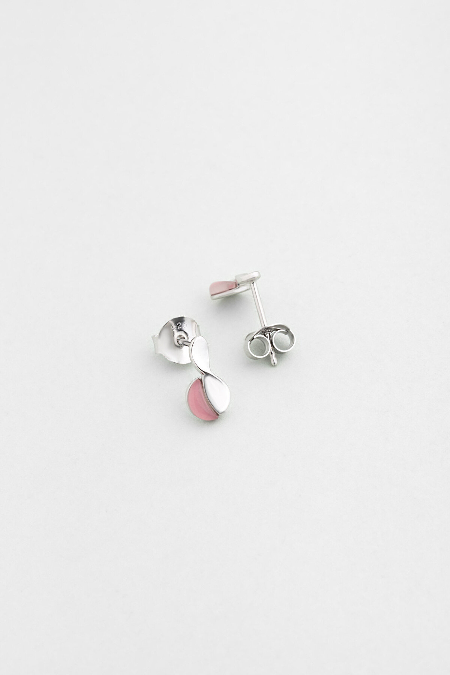 Kalsedon Rüyası 18 Ayar Beyaz Altın Kaplama Gümüş Küpe - 0