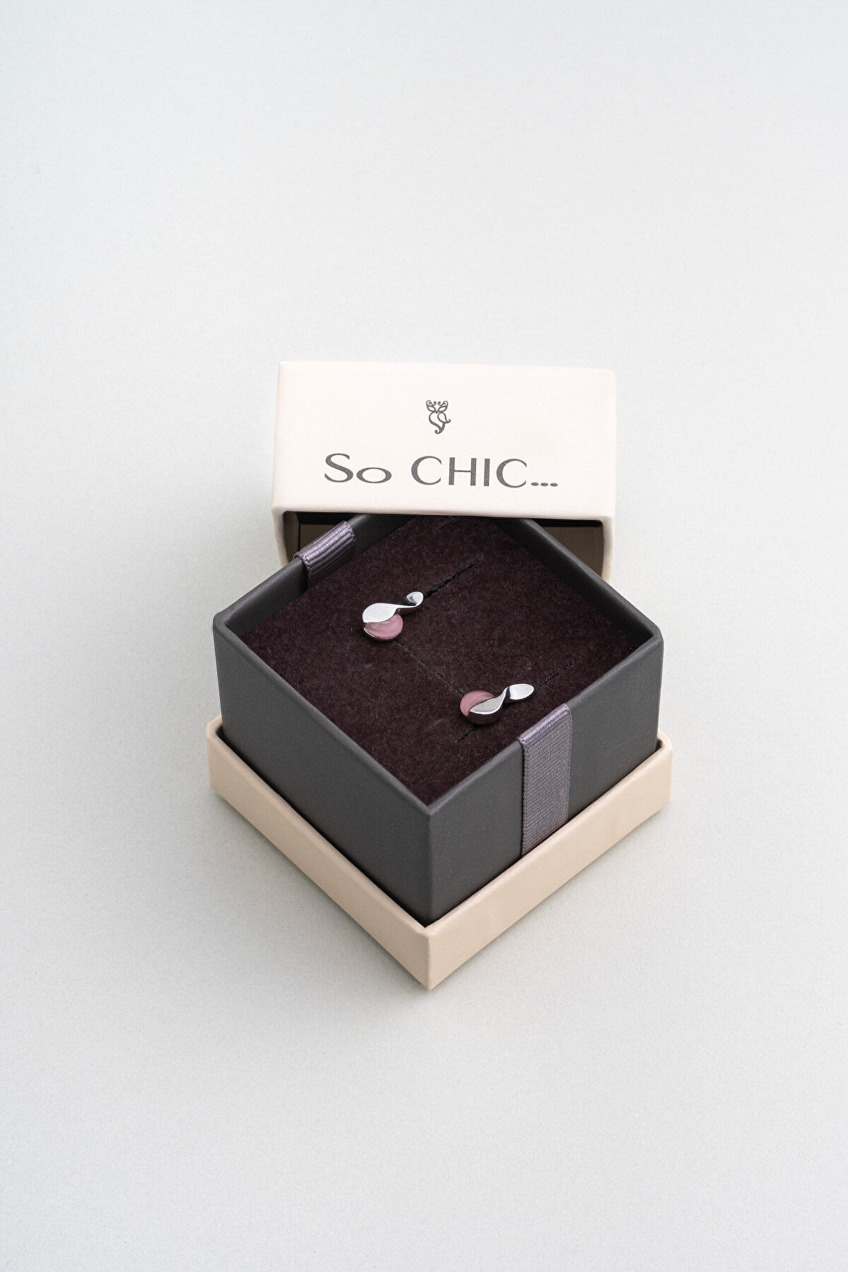 Kalsedon Rüyası 18 Ayar Beyaz Altın Kaplama Gümüş Küpe - 4