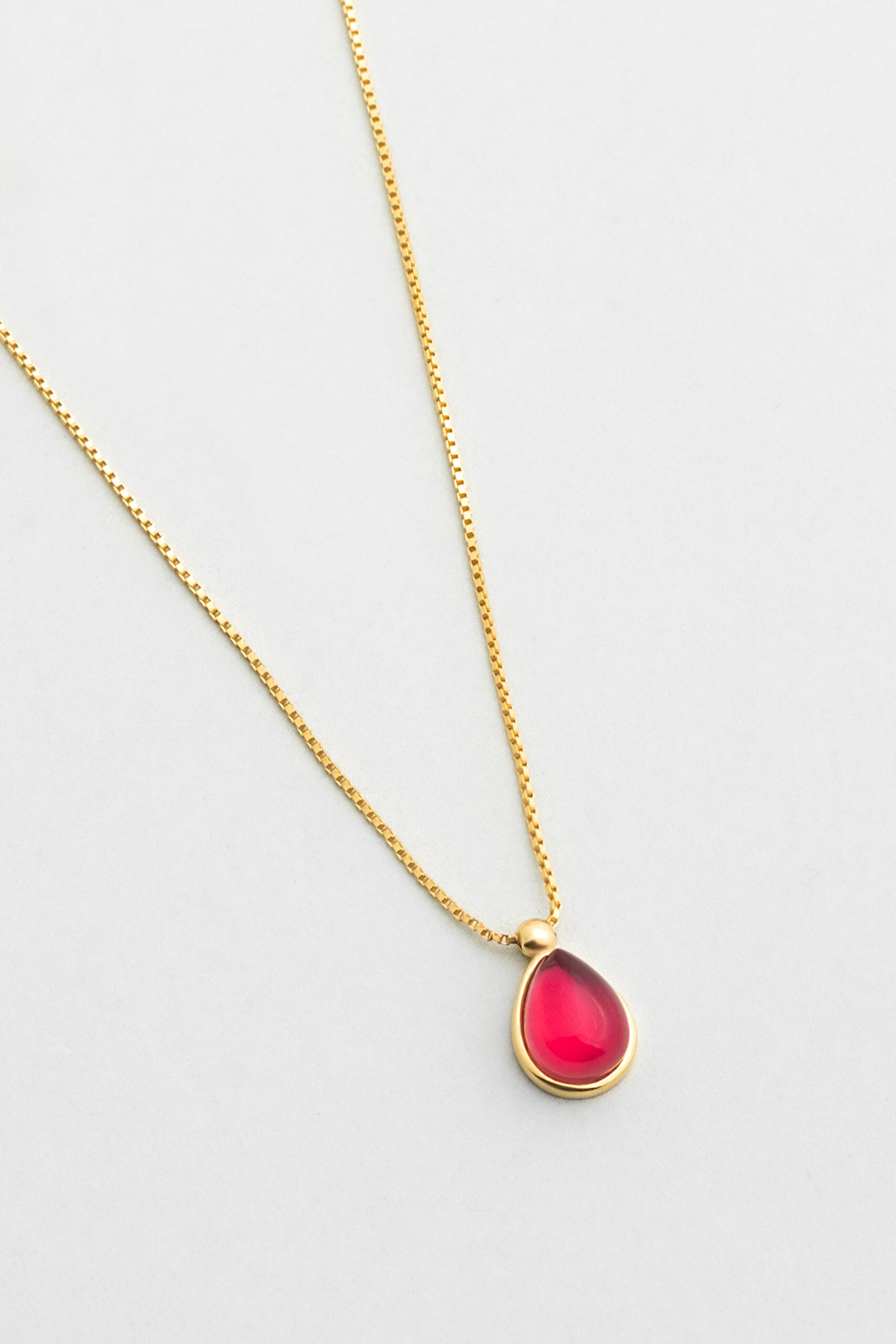 ⁠ Pembe Ahenk 18 Ayar Sarı Altın Kaplama 48 Cm Gümüş Kolye_4}