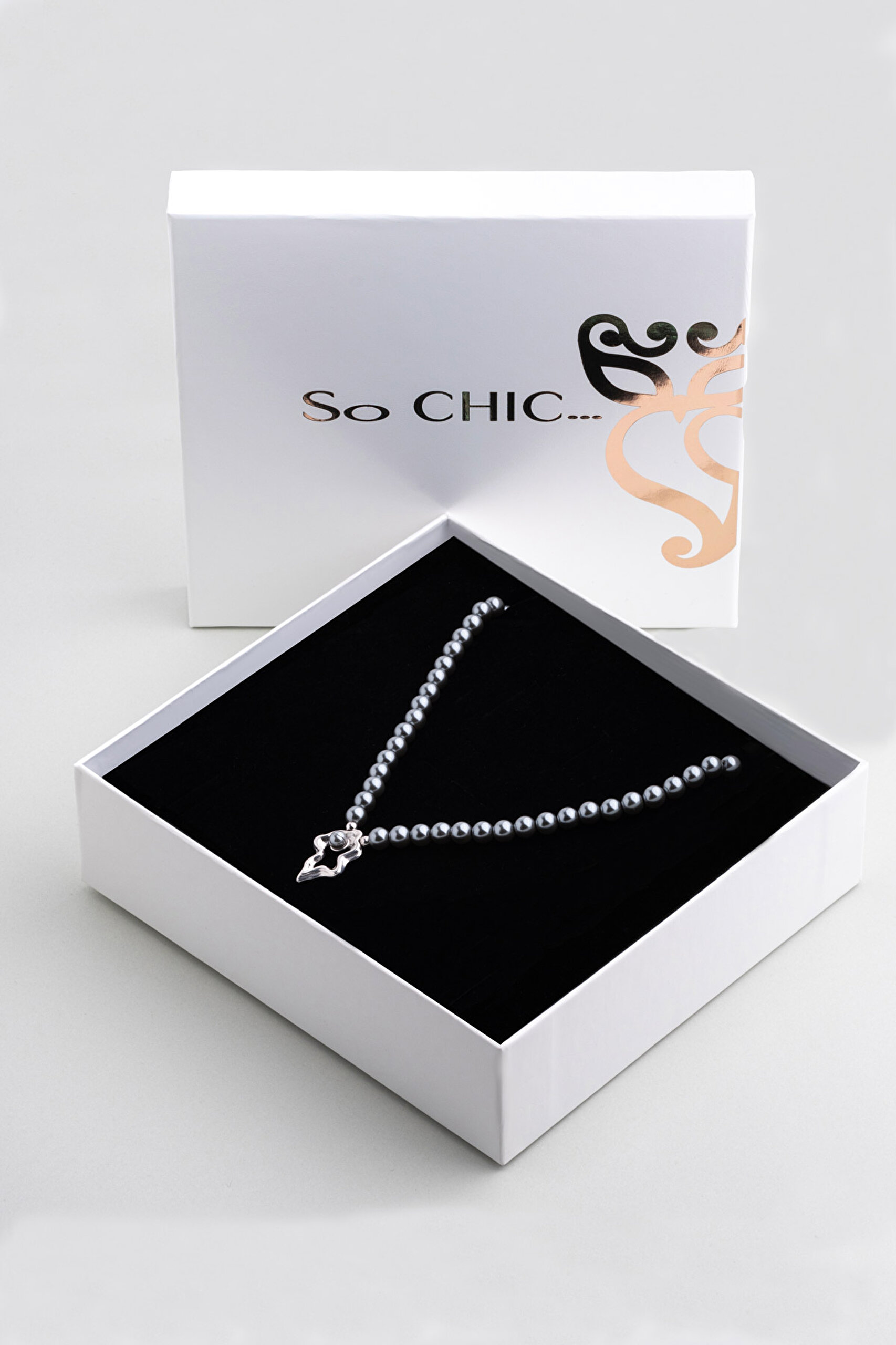 ⁠ Camila 18 Ayar Beyaz Altın Kaplama 42 Cm Gümüş İnci Kolye_5}