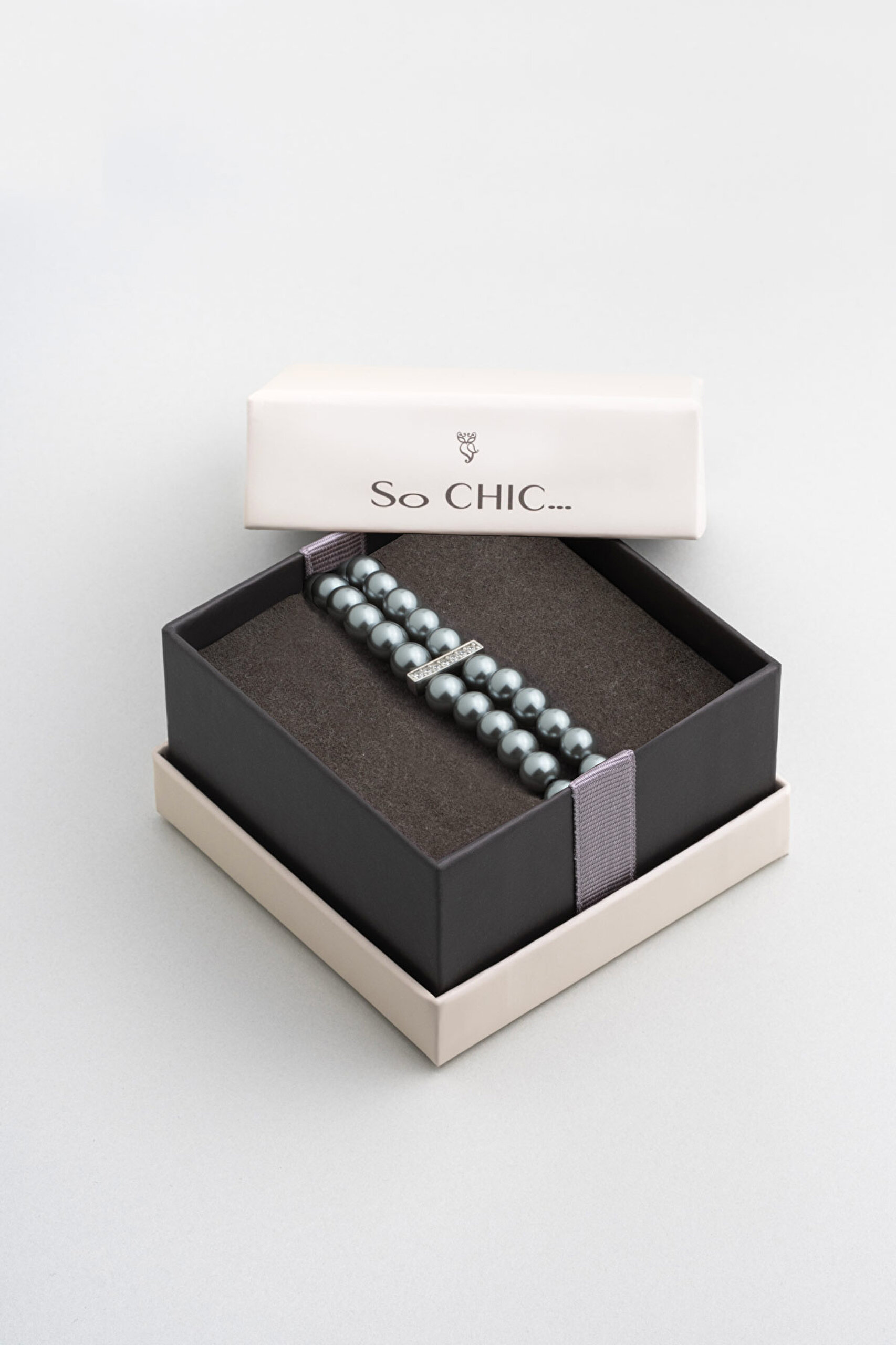 ⁠ Belinda 18 Ayar Beyaz Altın Kaplama 19 Cm Gümüş İnci Bileklik_4}