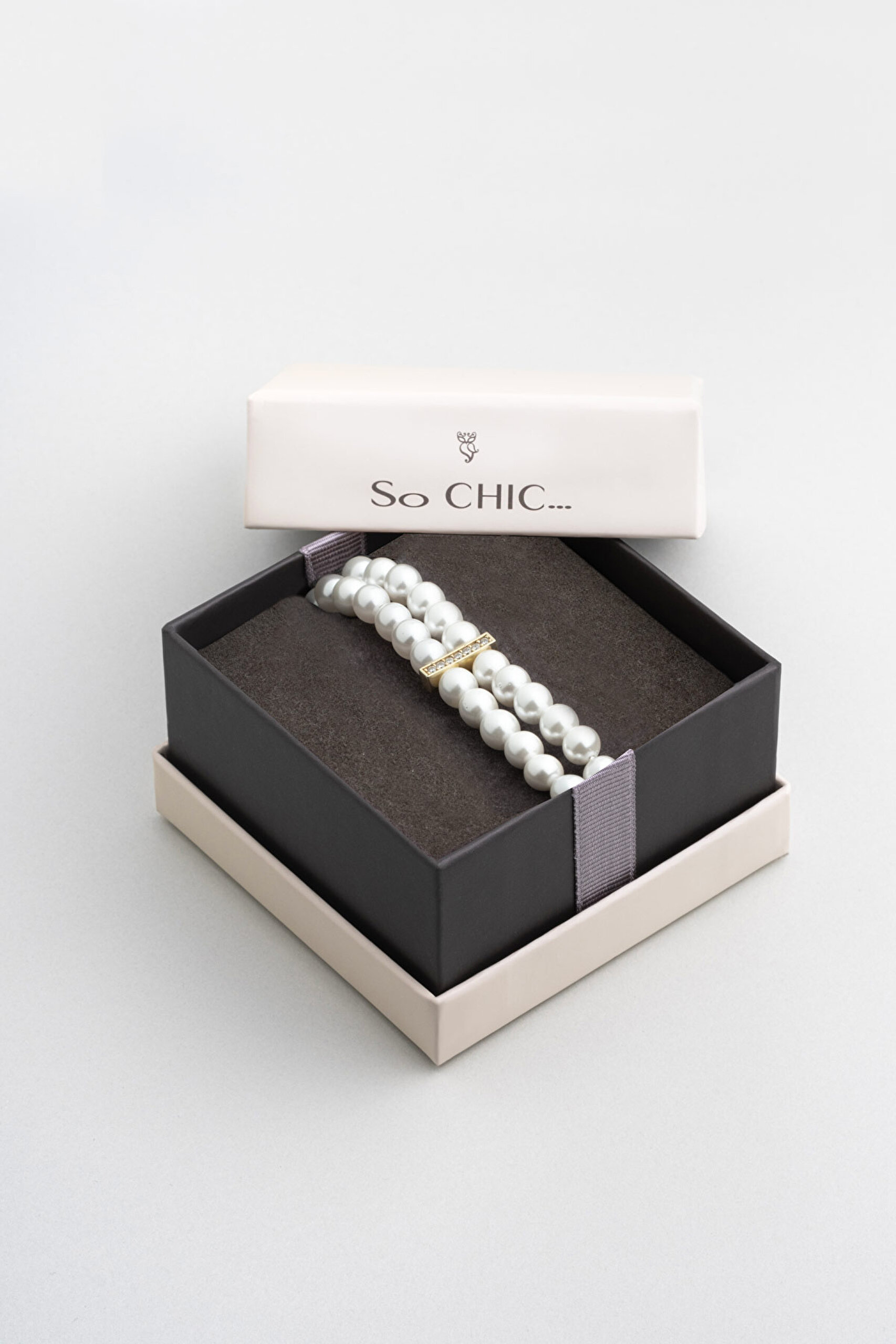 ⁠ Belinda 18 Ayar Sarı Altın Kaplama 19 Cm Gümüş İnci Bileklik_5}