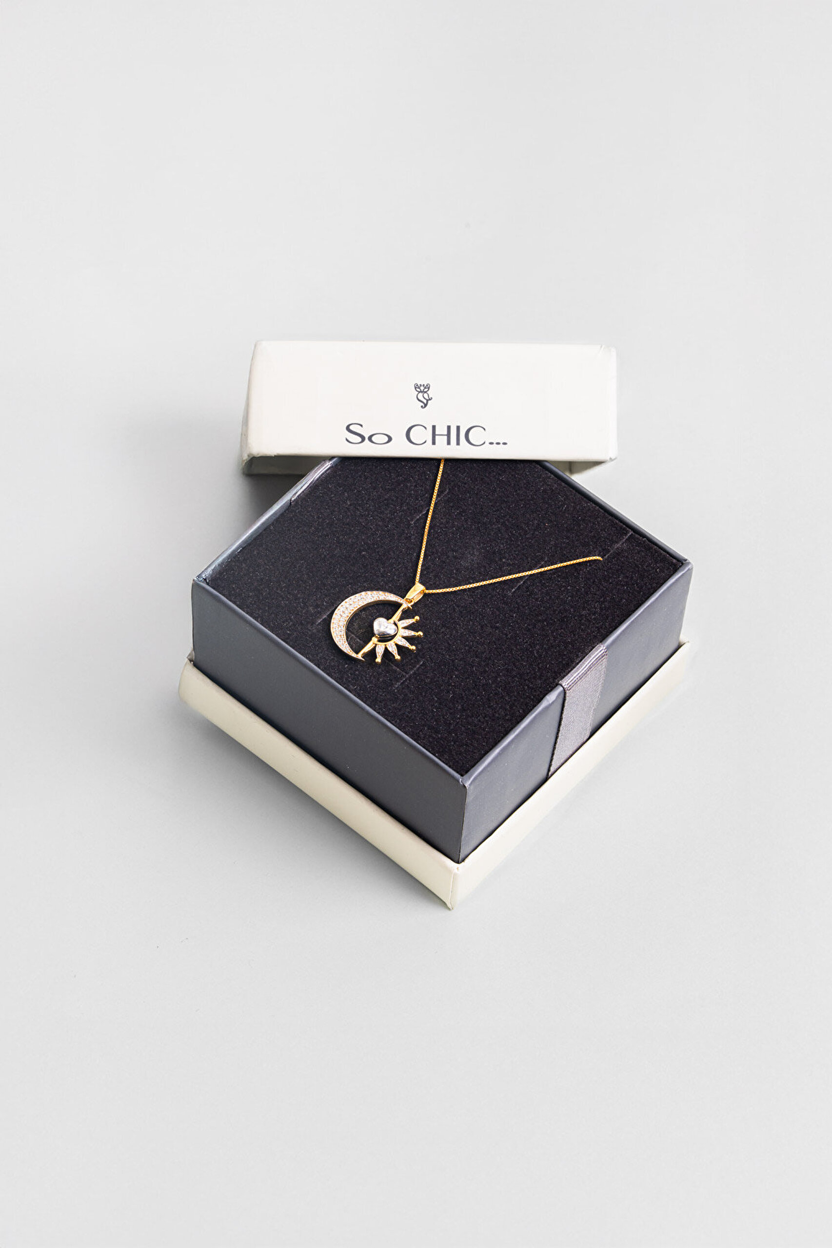 Sevgi Evreni 18 Ayar Sarı Altın Kaplama 43 Cm Gümüş Anneler Günü Kolyesi - 5