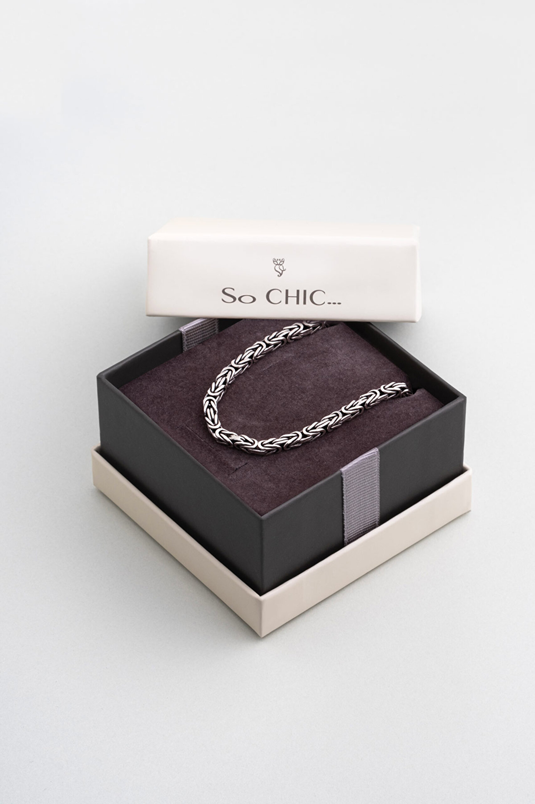 ⁠ Gladius Gücü Oksitli 60 Cm Gümüş Erkek Kral Zincir Kolye_5}