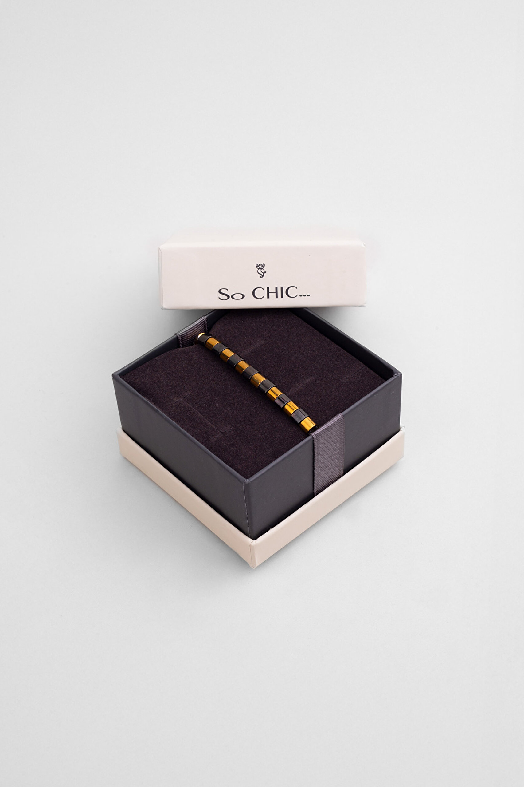 ⁠ Hematit Taşlı Gümüş Erkek Bileklik_4}