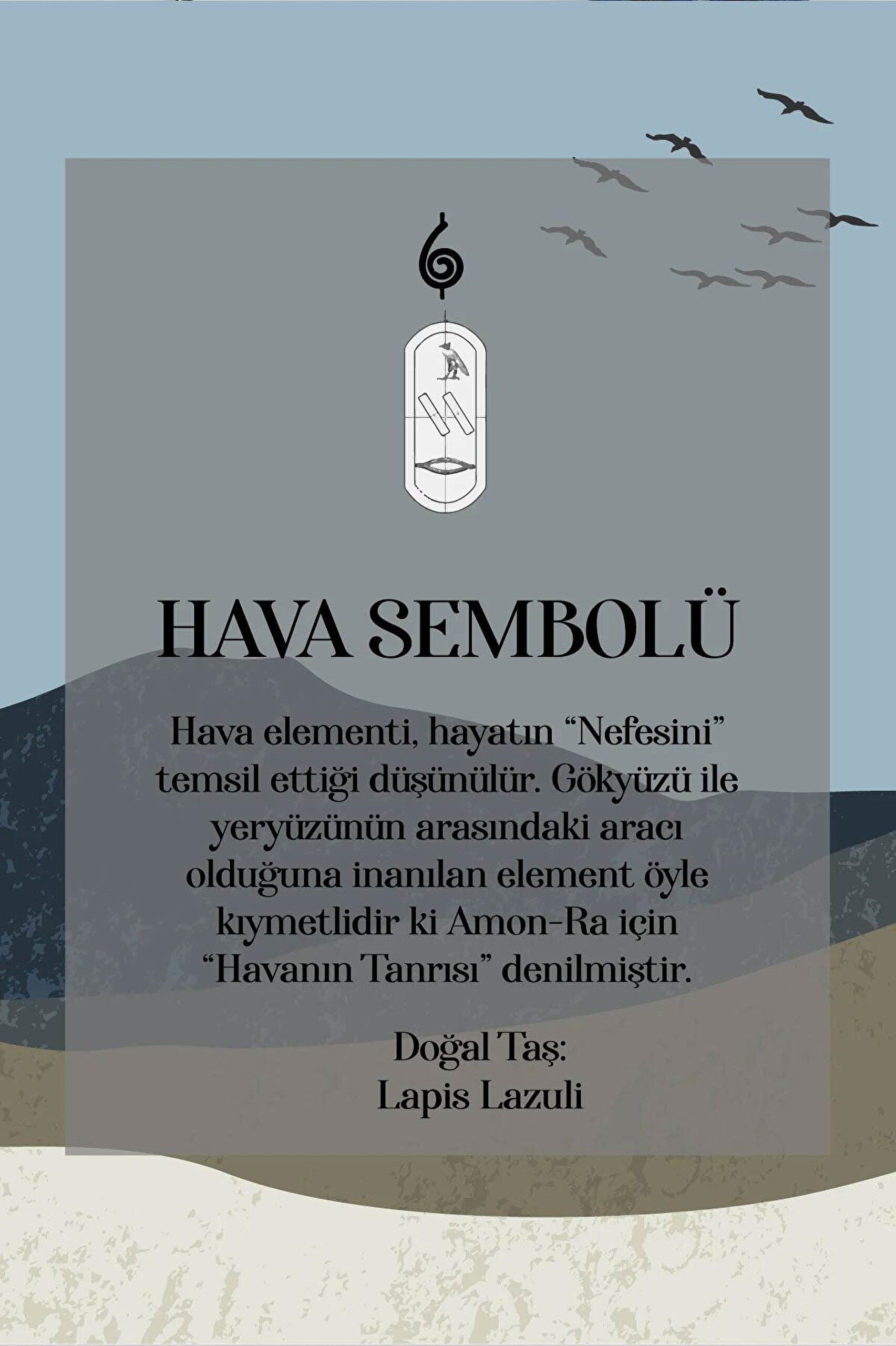 Hava Elementi 68 Cm Gümüş Lapis Taşlı Erkek Kolye - 7