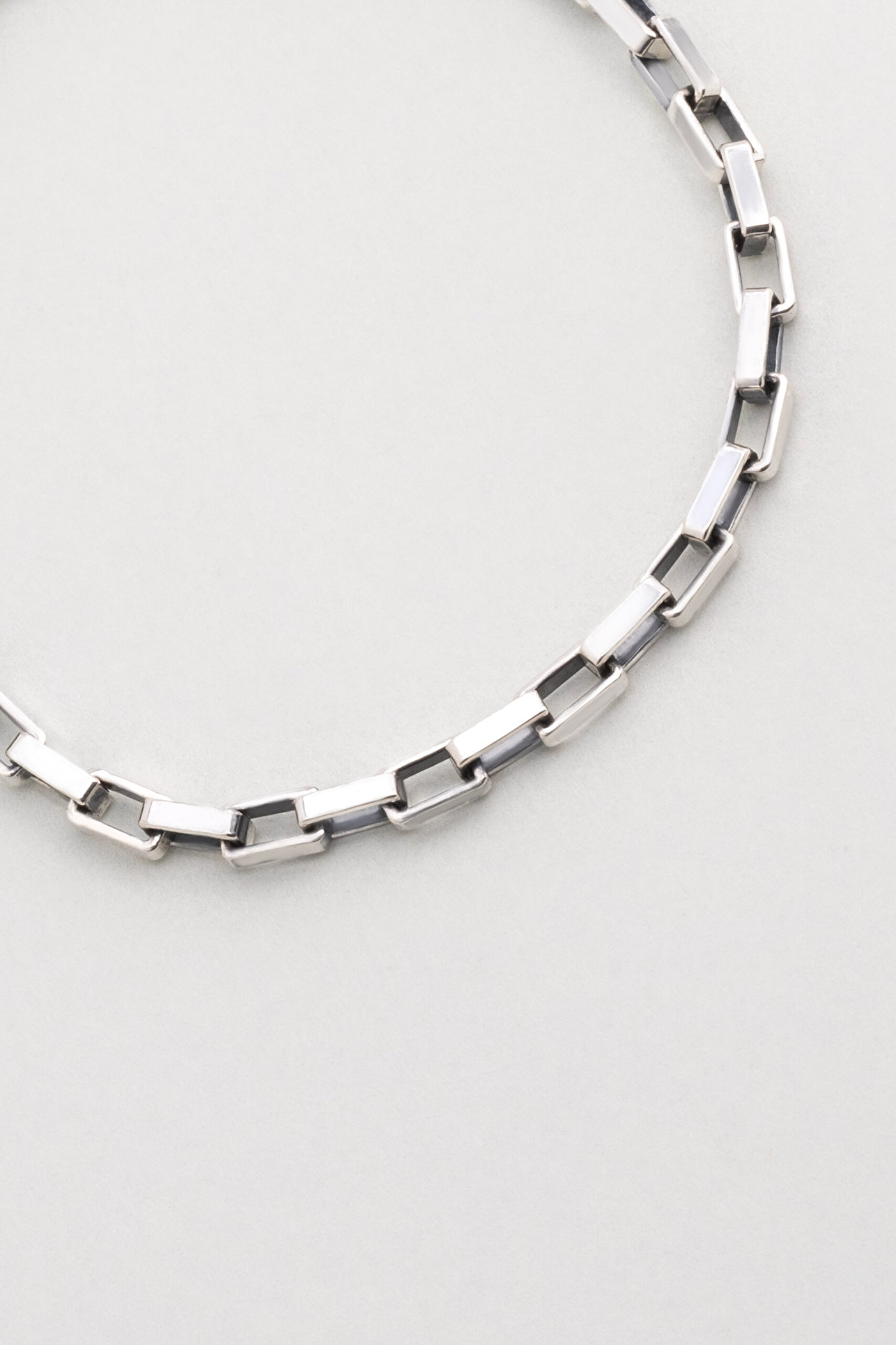 ⁠ Metalik Stil 21 Cm Gümüş Erkek Bileklik_4}