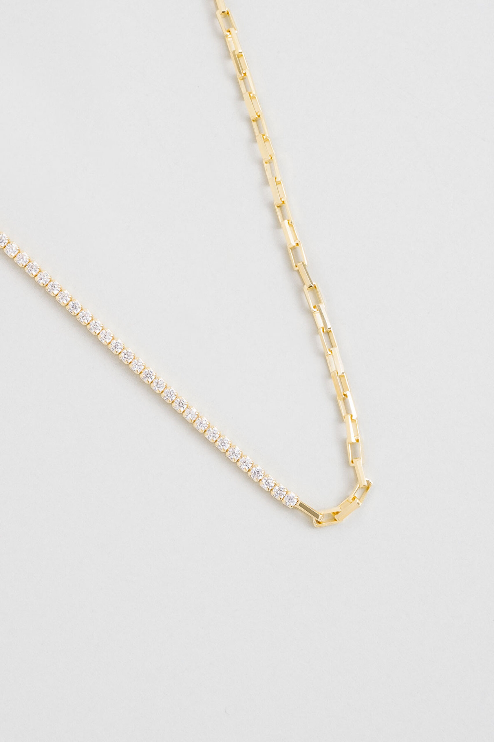 ⁠ Zarafet 18 Ayar Sarı Altın Kaplama 45 Cm Gümüş Su Yolu Kolye_1}