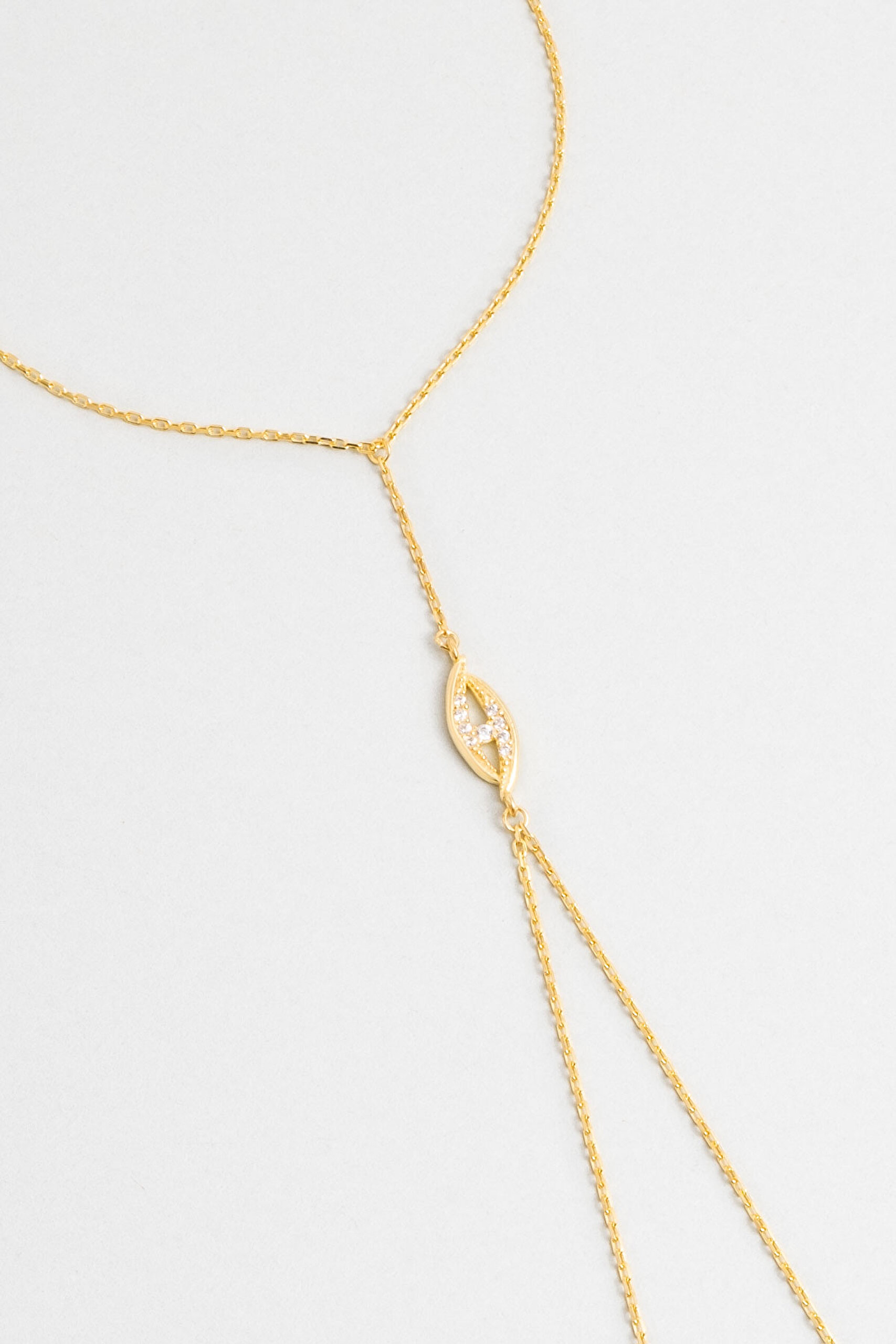 ⁠ Minimal Göz 18 Ayar Sarı Altın Kaplama 20 Cm Gümüş Şahmeran
_1}