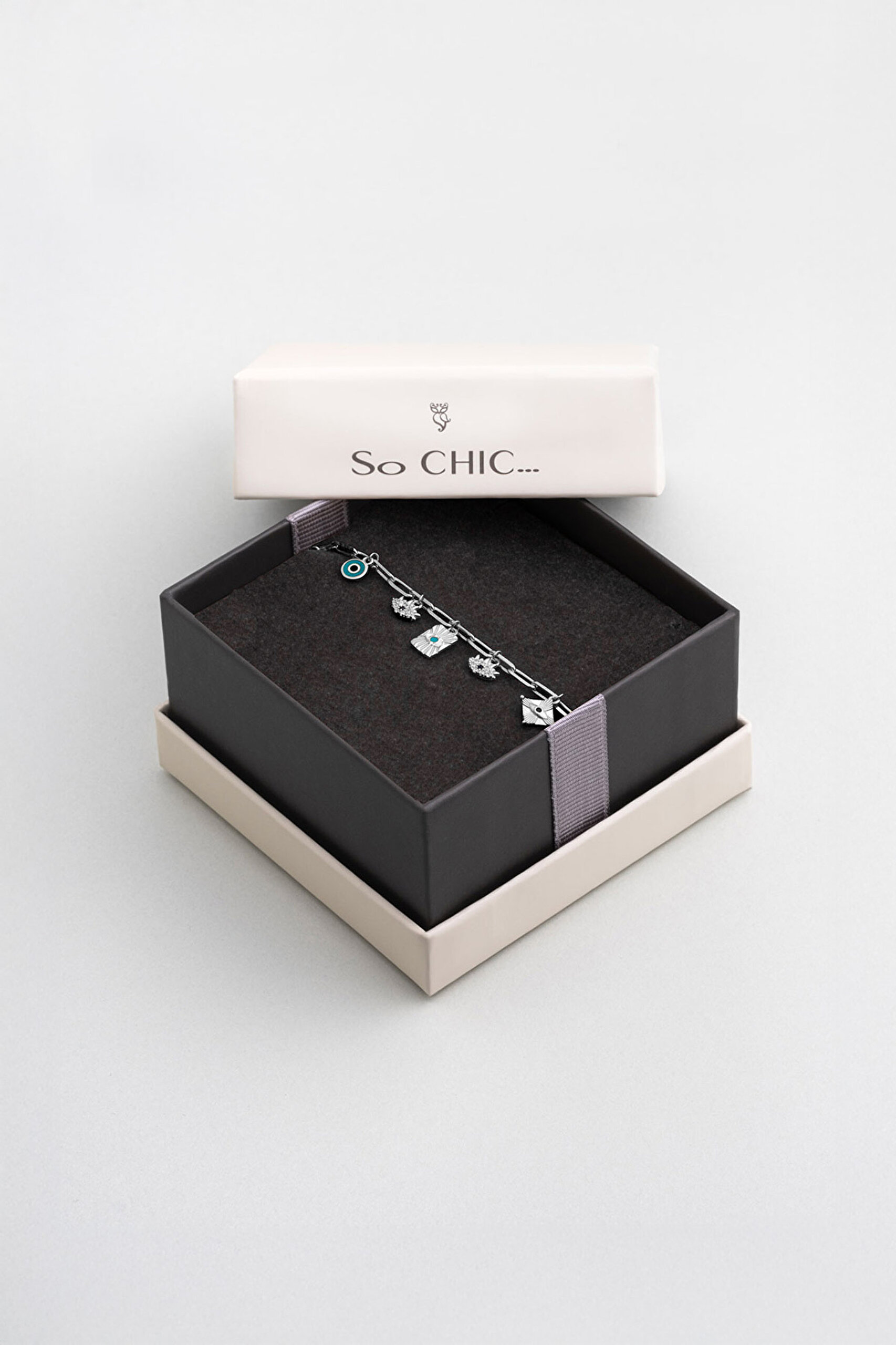 ⁠ Bereket Işıltısı 18 Ayar Beyaz Altın Kaplama 20 Cm Gümüş Bileklik_5}