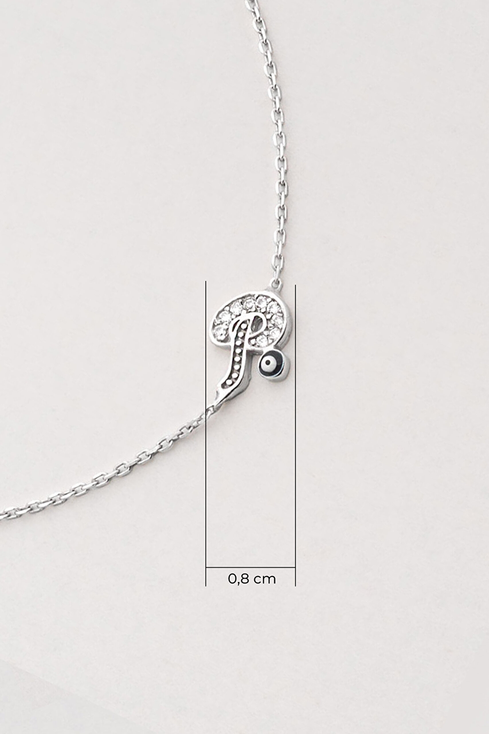 ⁠ P Harfi 18 Ayar Beyaz Altın Kaplama 19 Cm Gümüş Bileklik

_1}