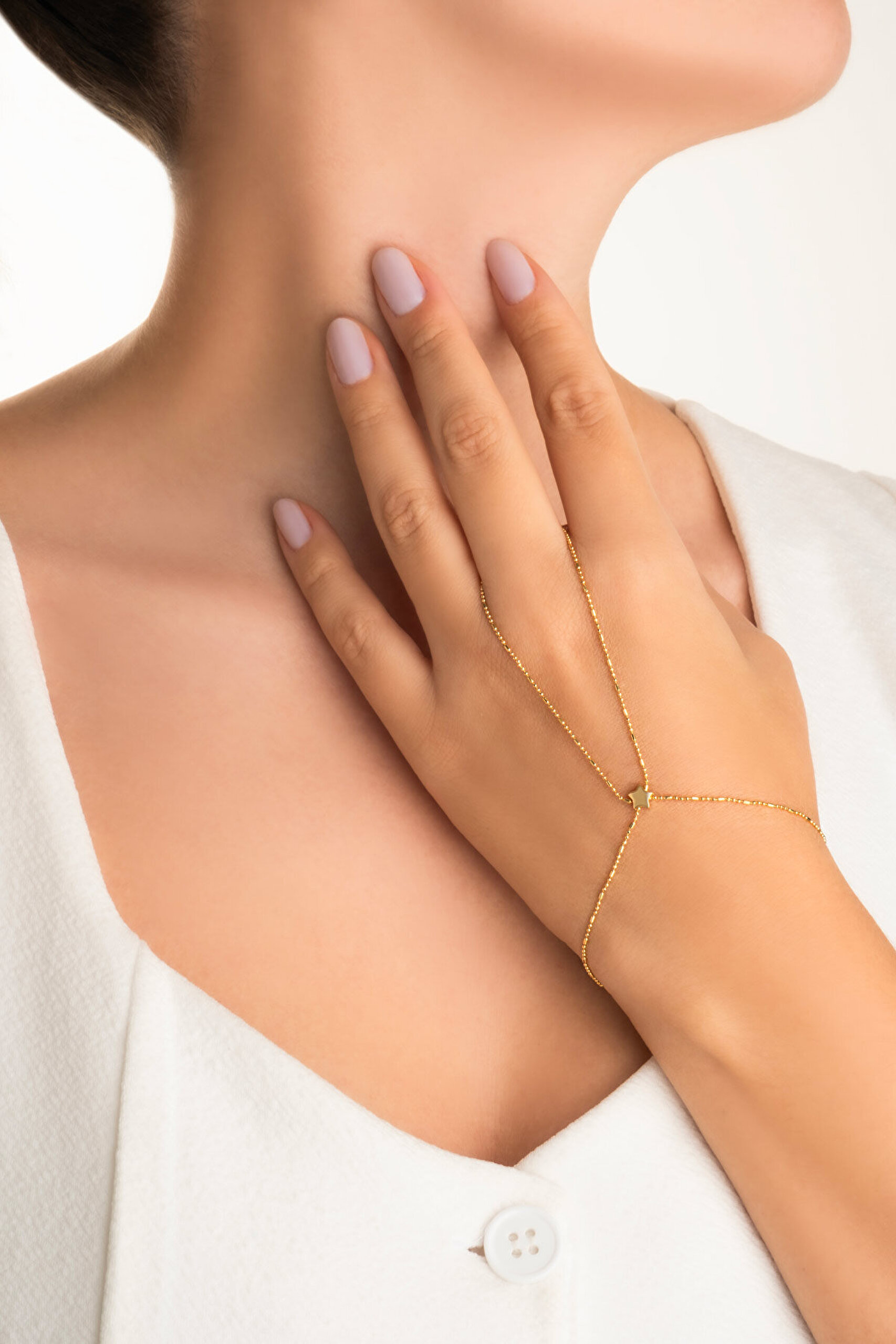 Şans Yıldızı 18 Ayar Sarı Altın Kaplama 19 Cm Gümüş Şahmeran - 3