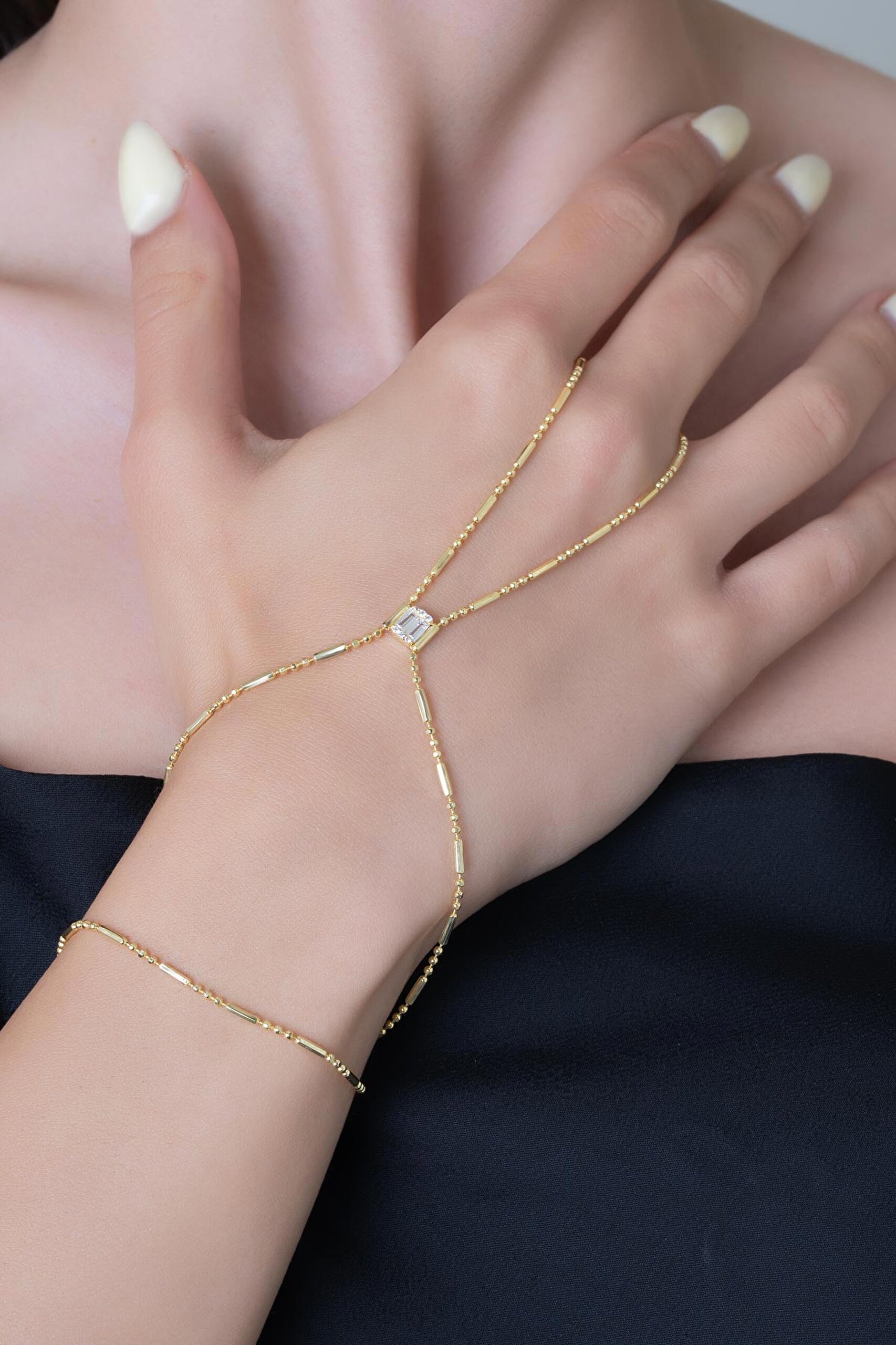 ⁠ Luce İtalyan Tasarım 18 Ayar Sarı Altın Kaplama 37 Cm Gümüş Şahmeran_1}