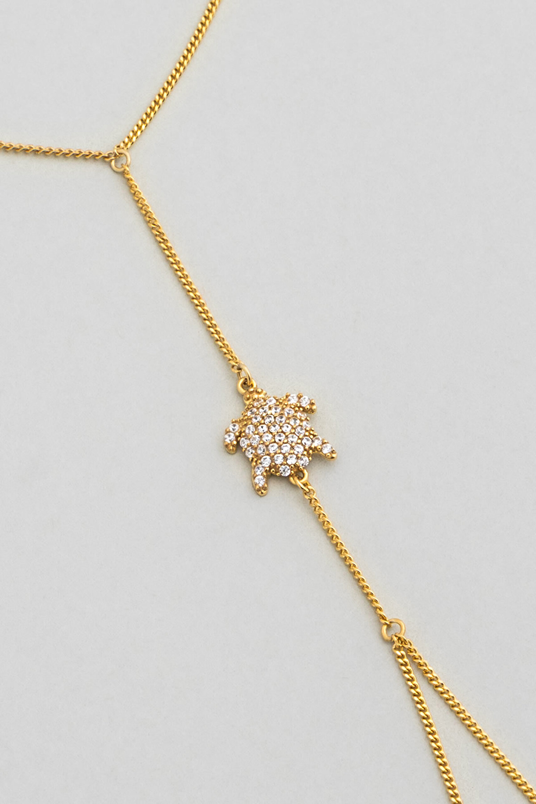 ⁠ Tiny Turtle 18 Ayar Sarı Altın Kaplama 19 Cm Gümüş Şahmeran_4}