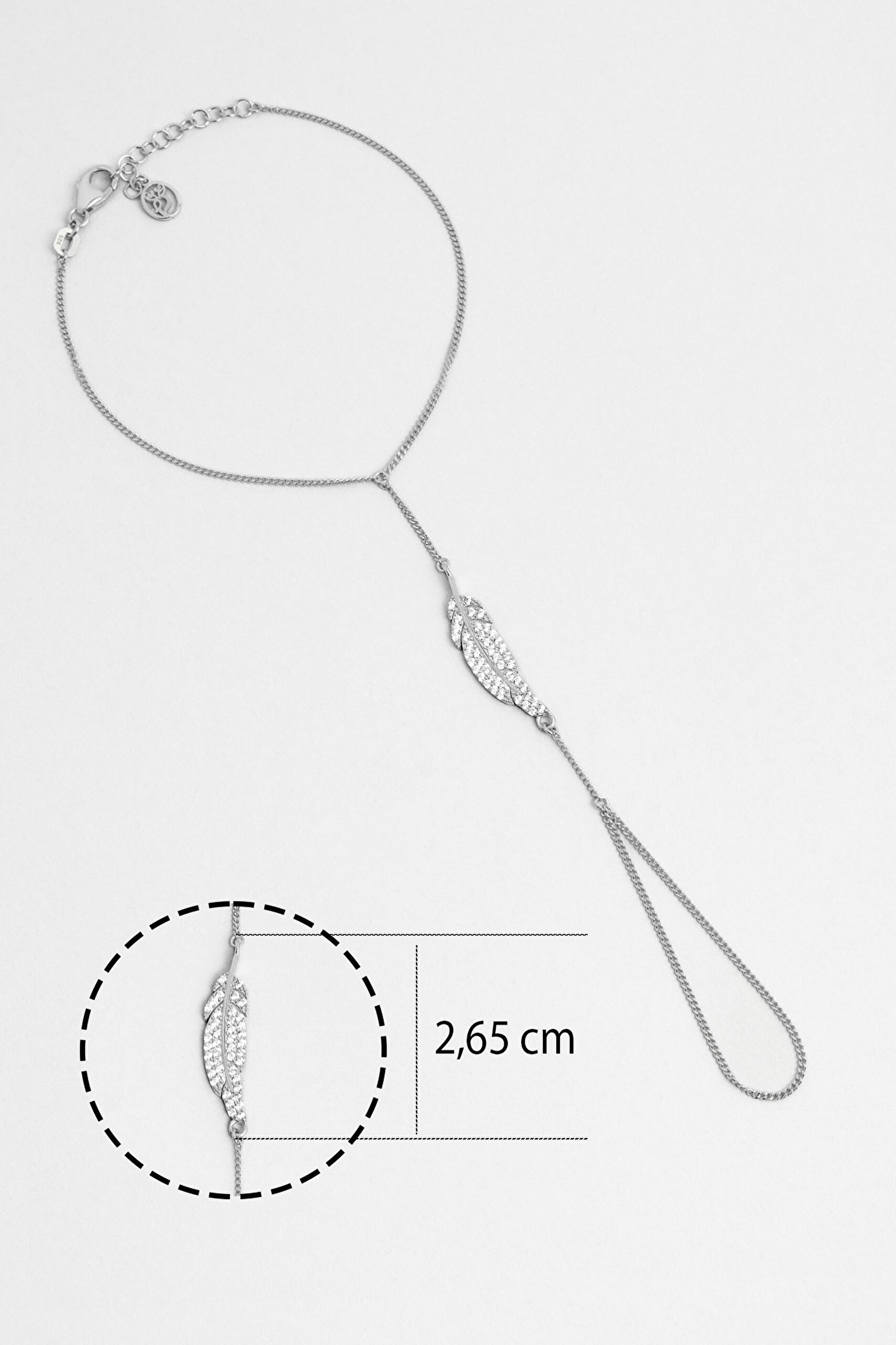 ⁠ Defne Yaprağı 18 Ayar Beyaz Altın Kaplama 20 Cm Gümüş Şahmeran
_2}