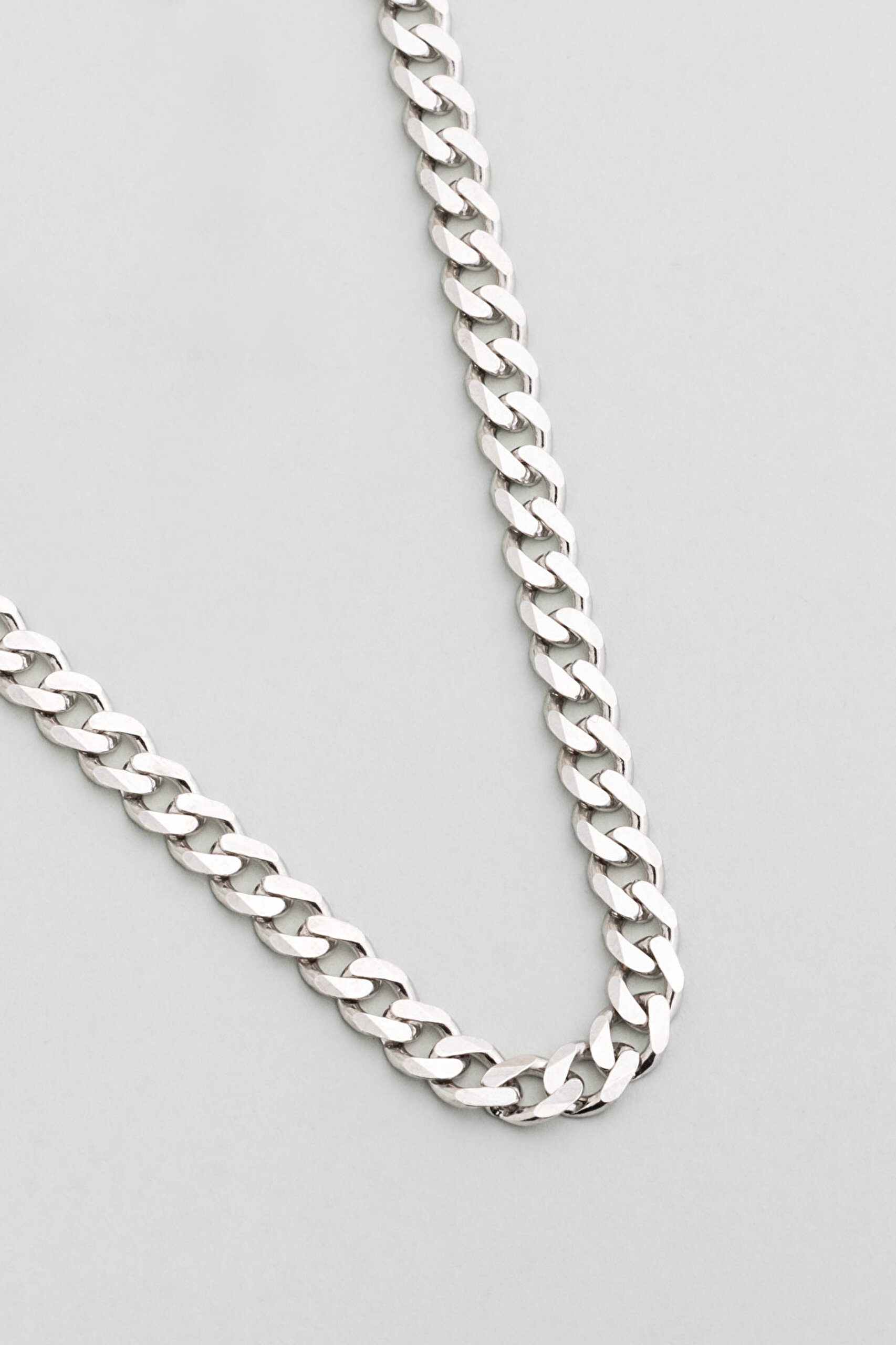 ⁠ Perseus 60 Cm Gümüş Erkek Zincir Kolye_4}