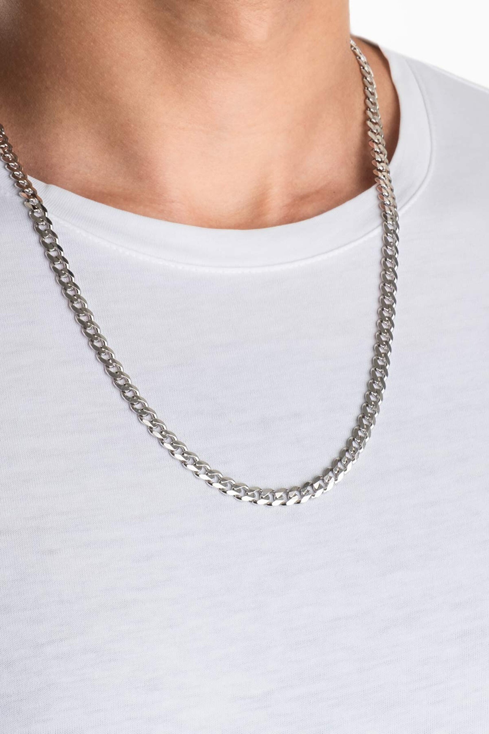 ⁠ Kronos Gümüş Erkek Zincir Kolye_1}