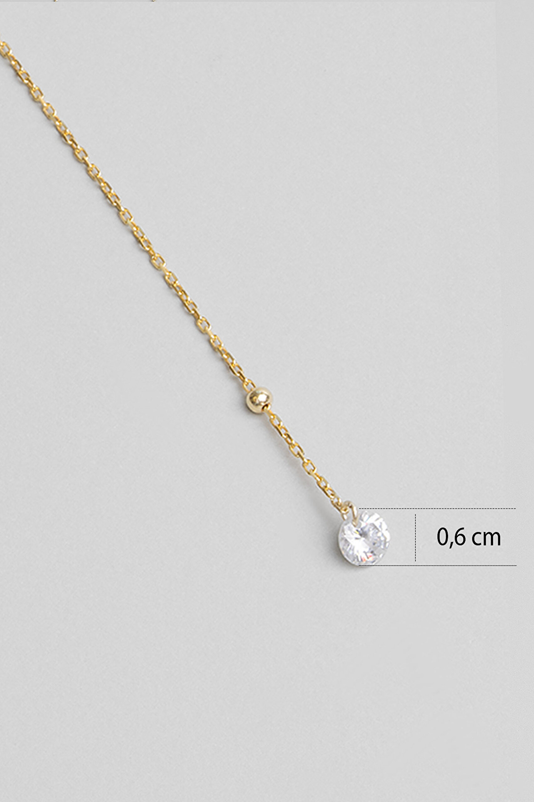 ⁠ Yıldız Yolu 18 Ayar Sarı Altın Kaplama 44 Cm Gümüş Y Kolye_1}