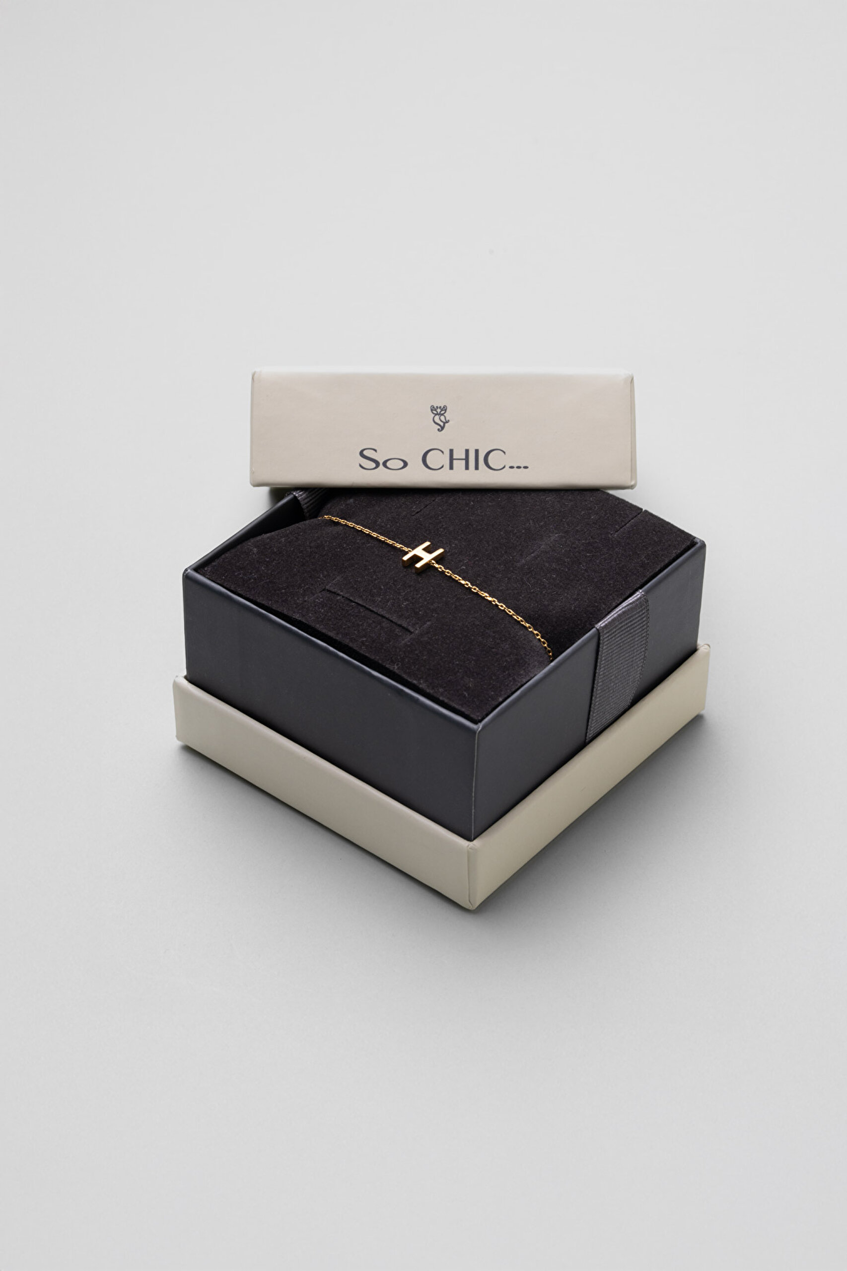 ⁠ My Story H Harfi 18 Ayar Sarı Altın Kaplama 18 Cm Gümüş Bileklik_4}