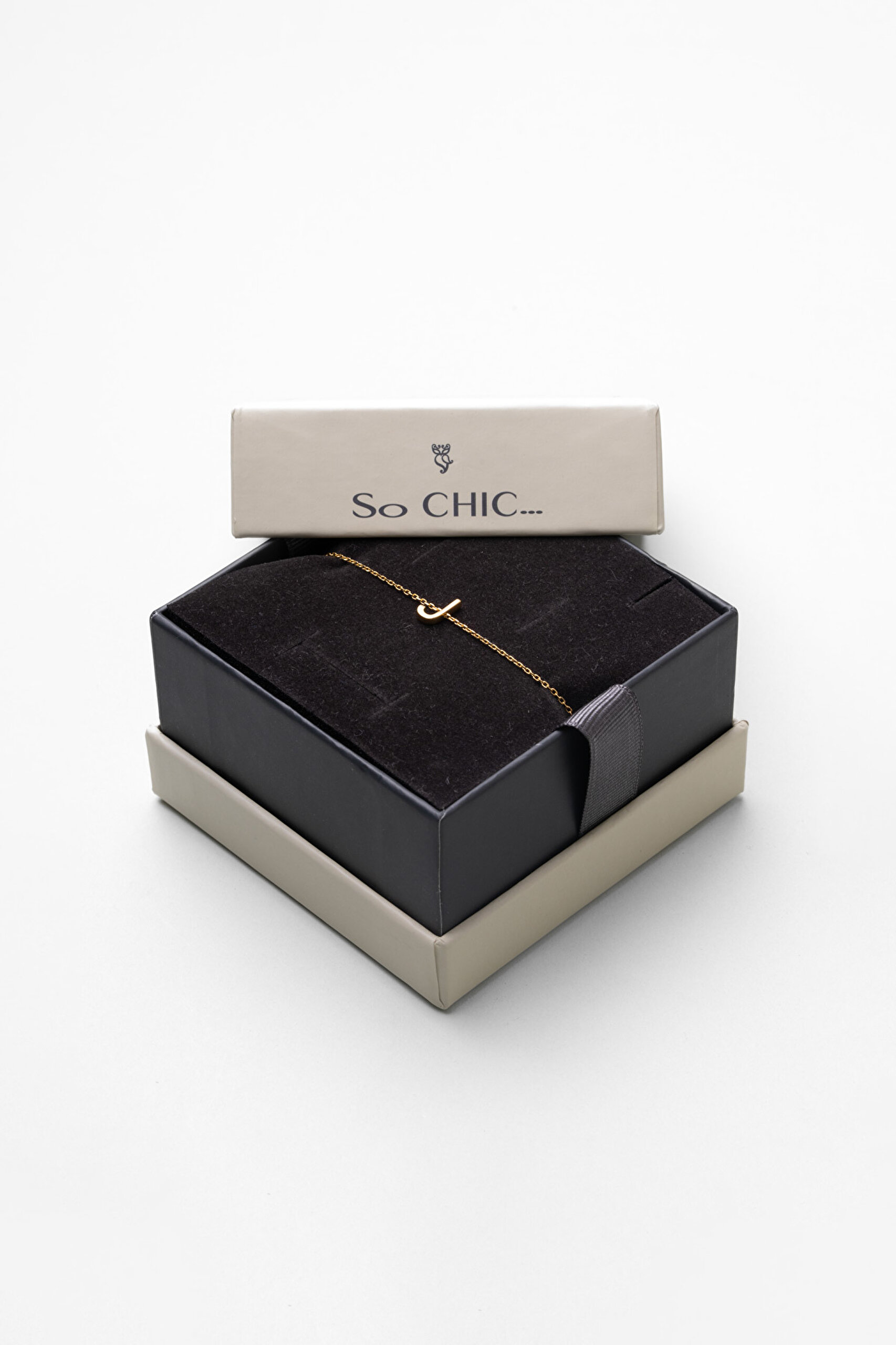 ⁠ My Story J Harfi 18 Ayar Sarı Altın Kaplama 18 Cm Gümüş Bileklik_4}