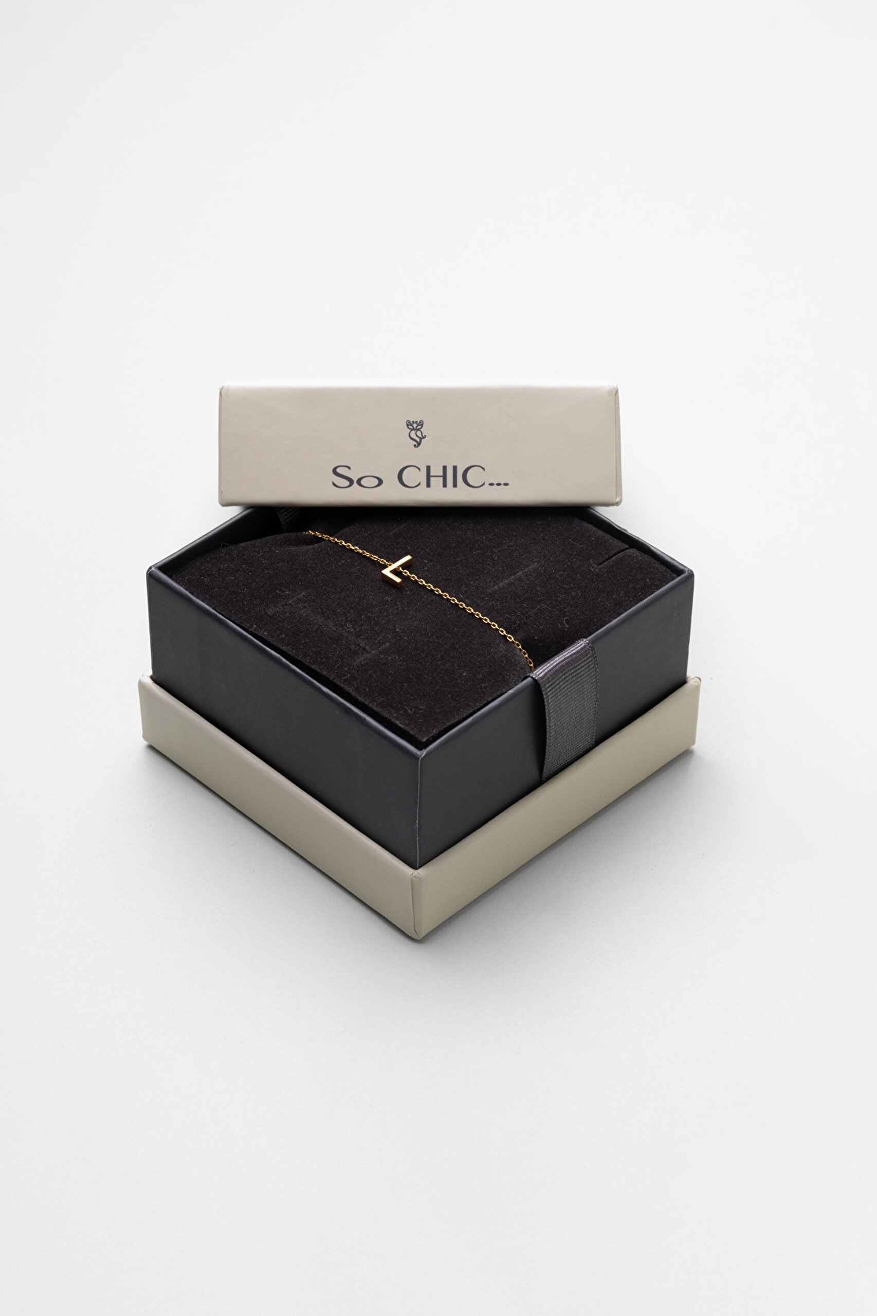 ⁠ My Story L Harfi 18 Ayar Sarı Altın Kaplama 18 Cm Gümüş Bileklik_4}