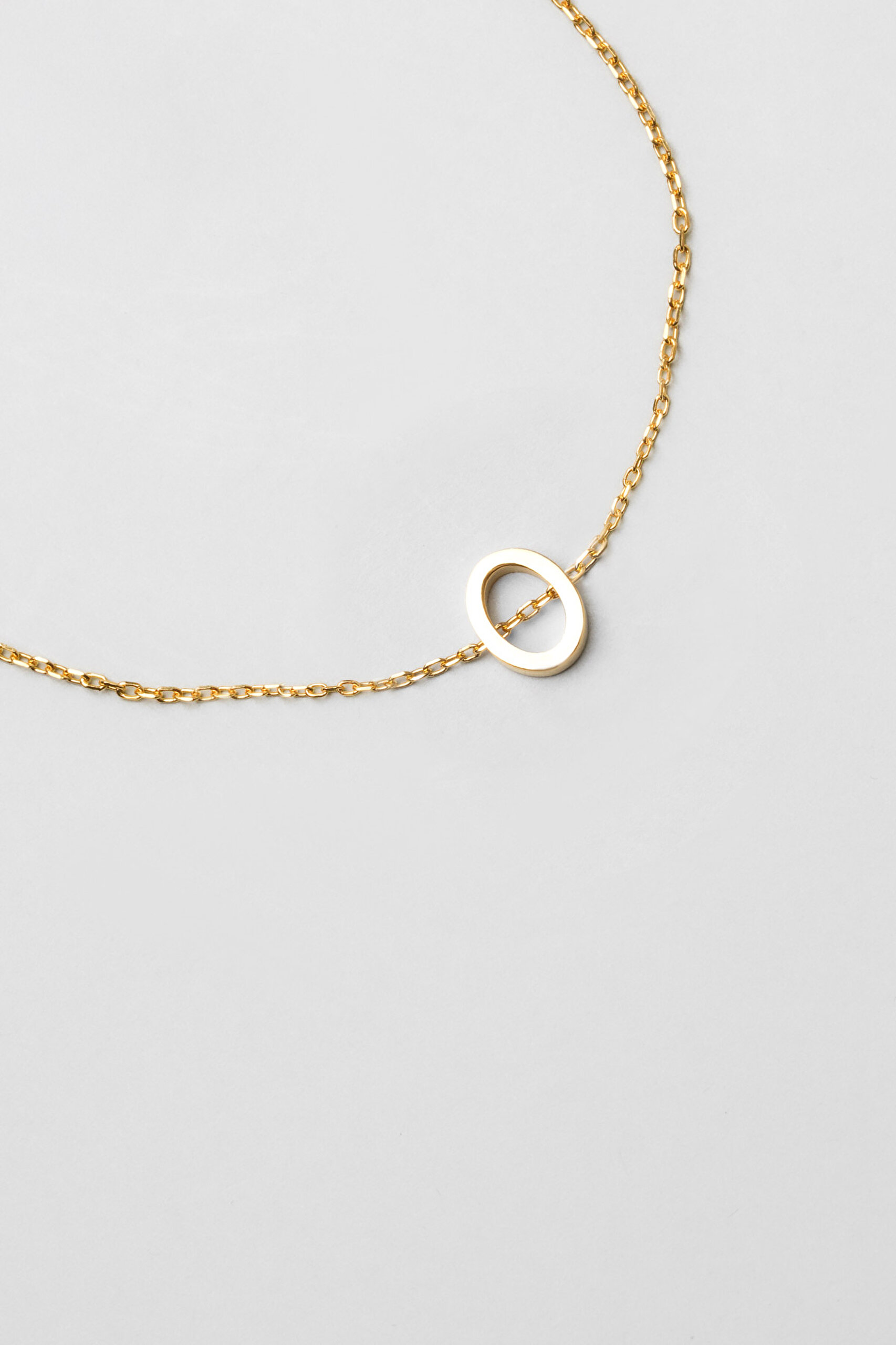 ⁠ My Story O Harfi 18 Ayar Sarı Altın Kaplama 18 Cm Gümüş Bileklik_3}