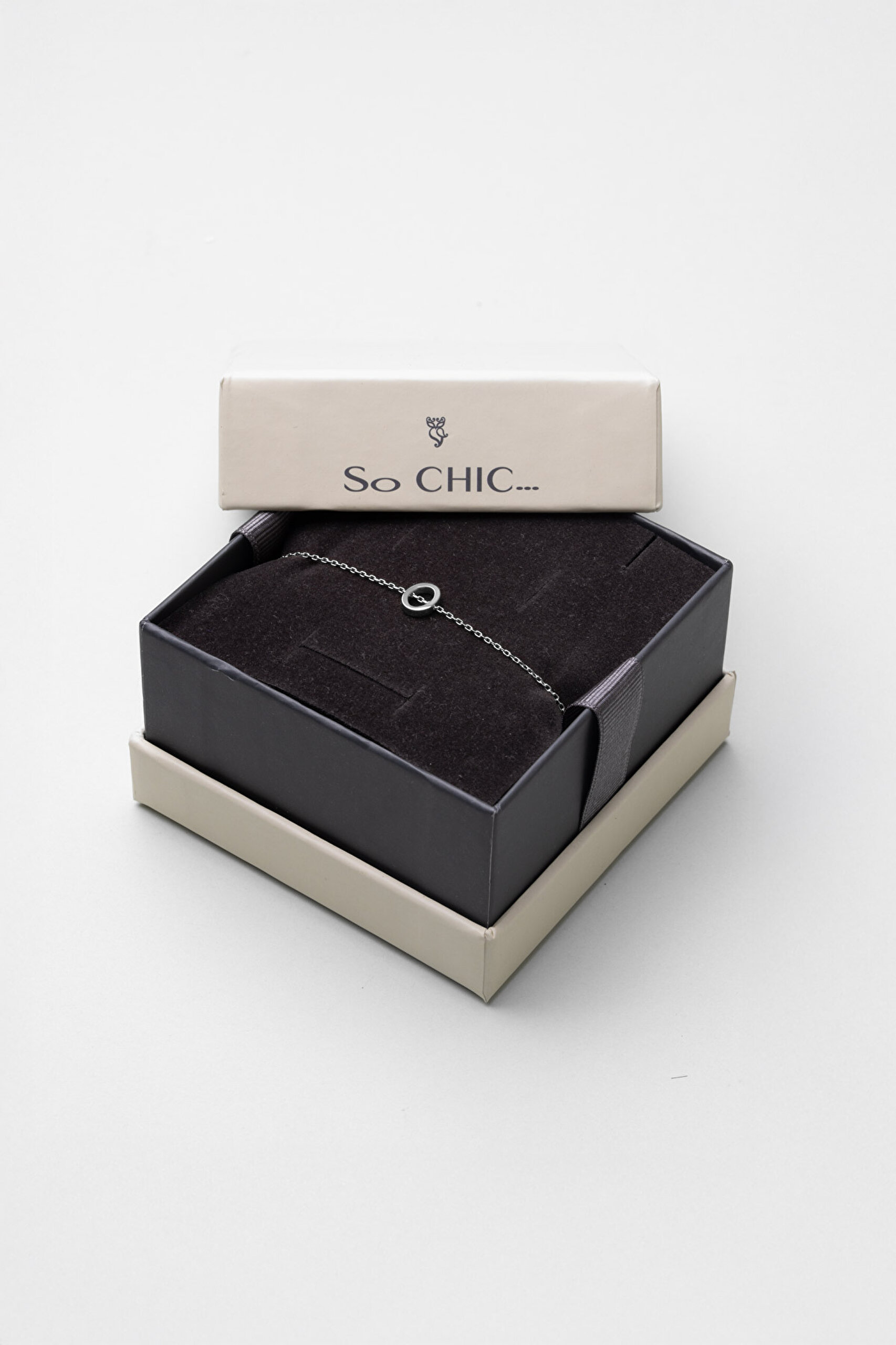 ⁠ My Story O Harfi 18 Ayar Beyaz Altın Kaplama 18 Cm Gümüş Bileklik_4}