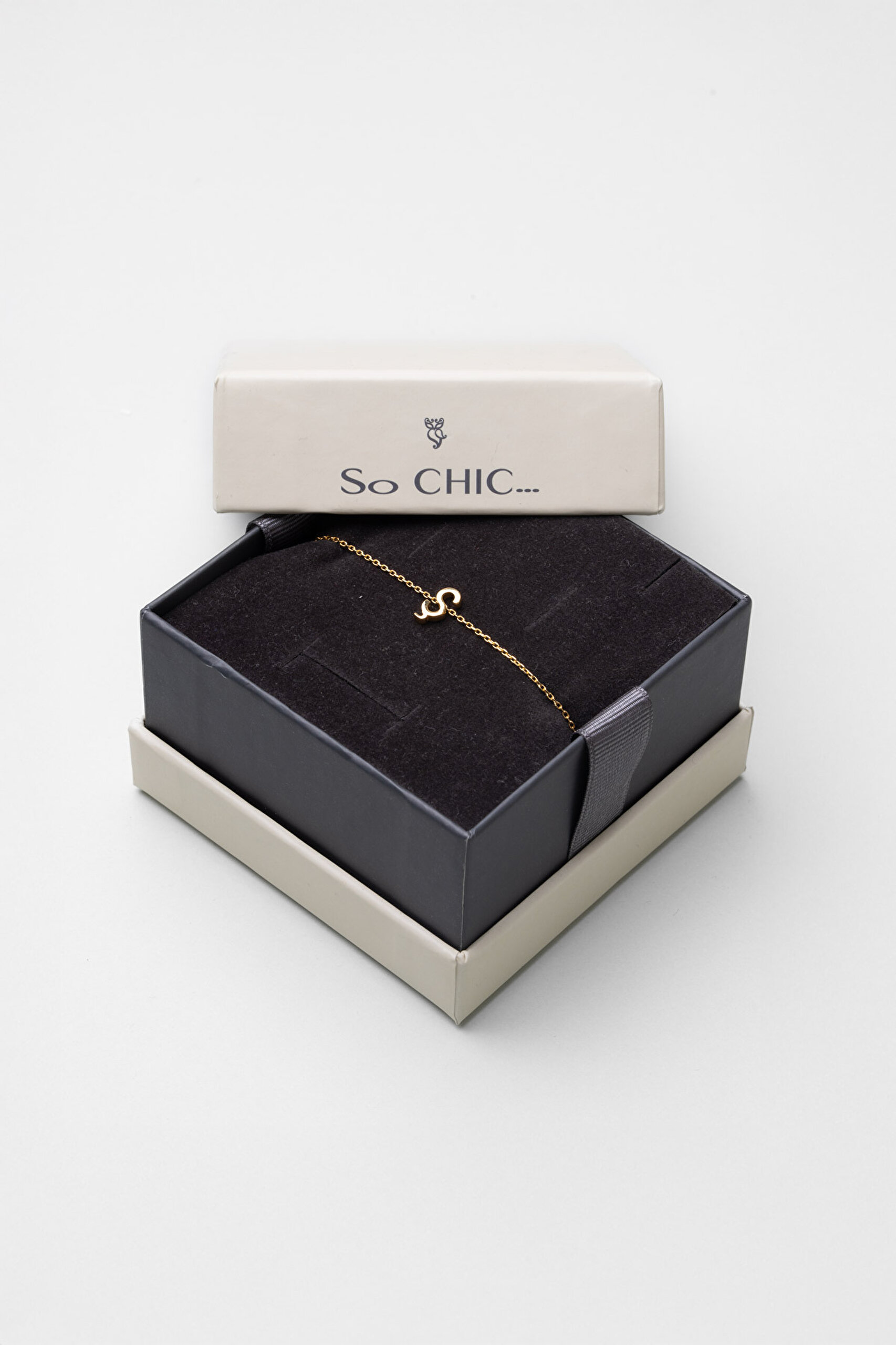 ⁠ My Story Ş Harfi 18 Ayar Sarı Altın Kaplama 18 Cm Gümüş Bileklik_4}