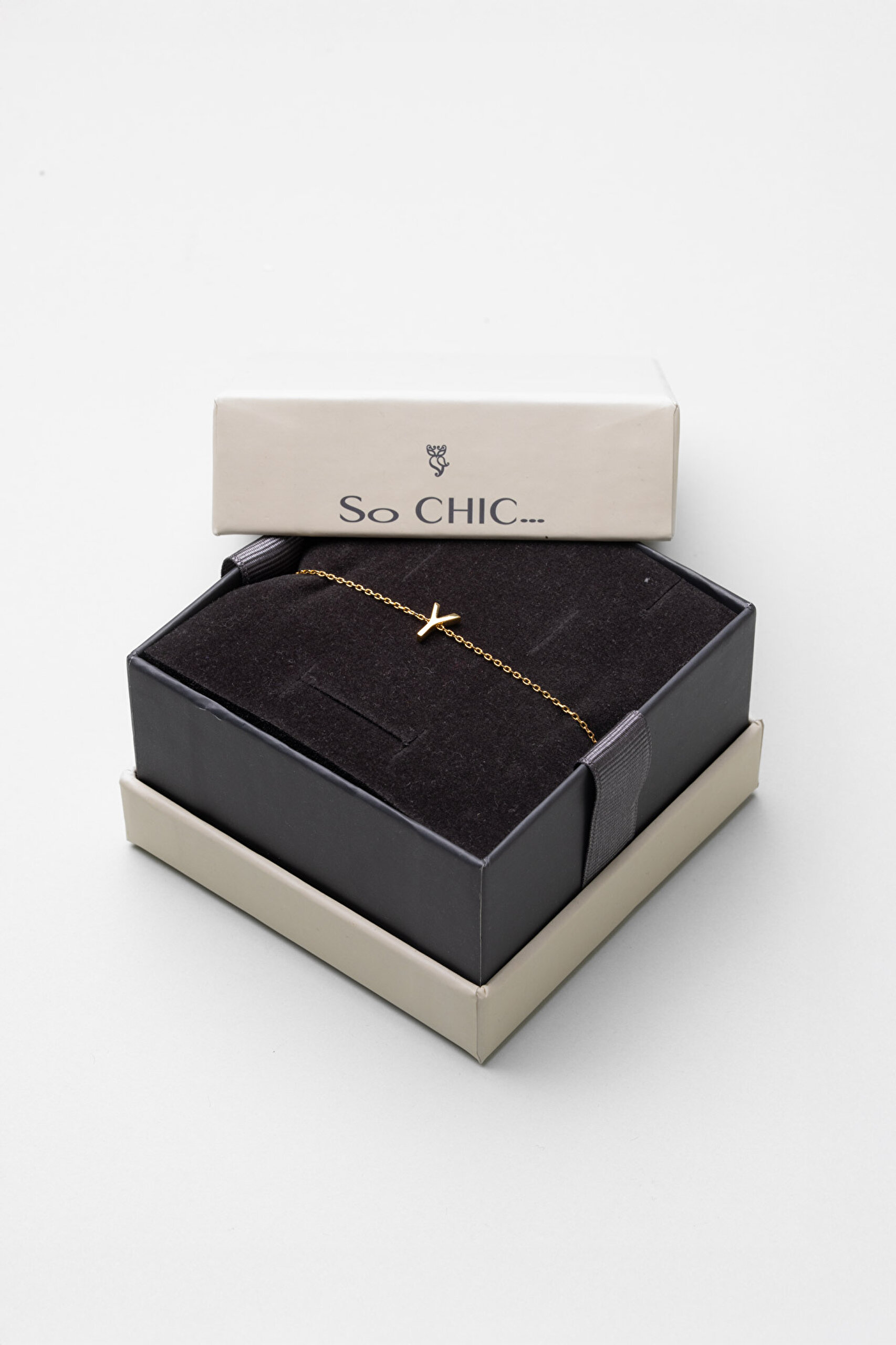 ⁠ My Story Y Harfi 18 Ayar Sarı Altın Kaplama 18 Cm Gümüş Bileklik_4}