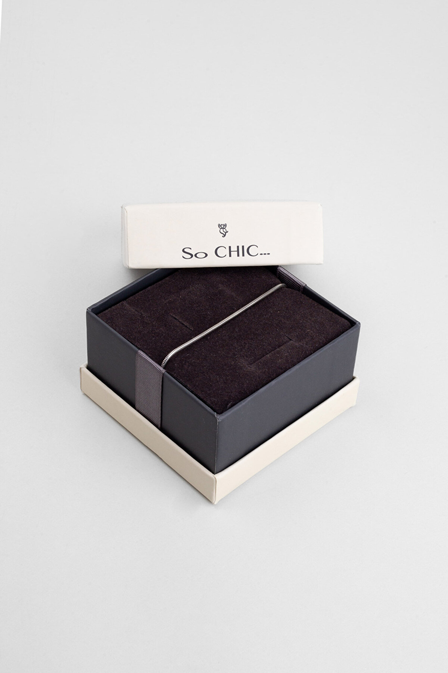 Klasik Stil Oksit Kaplama 21 Cm Gümüş Erkek Zincir Bileklik - 5