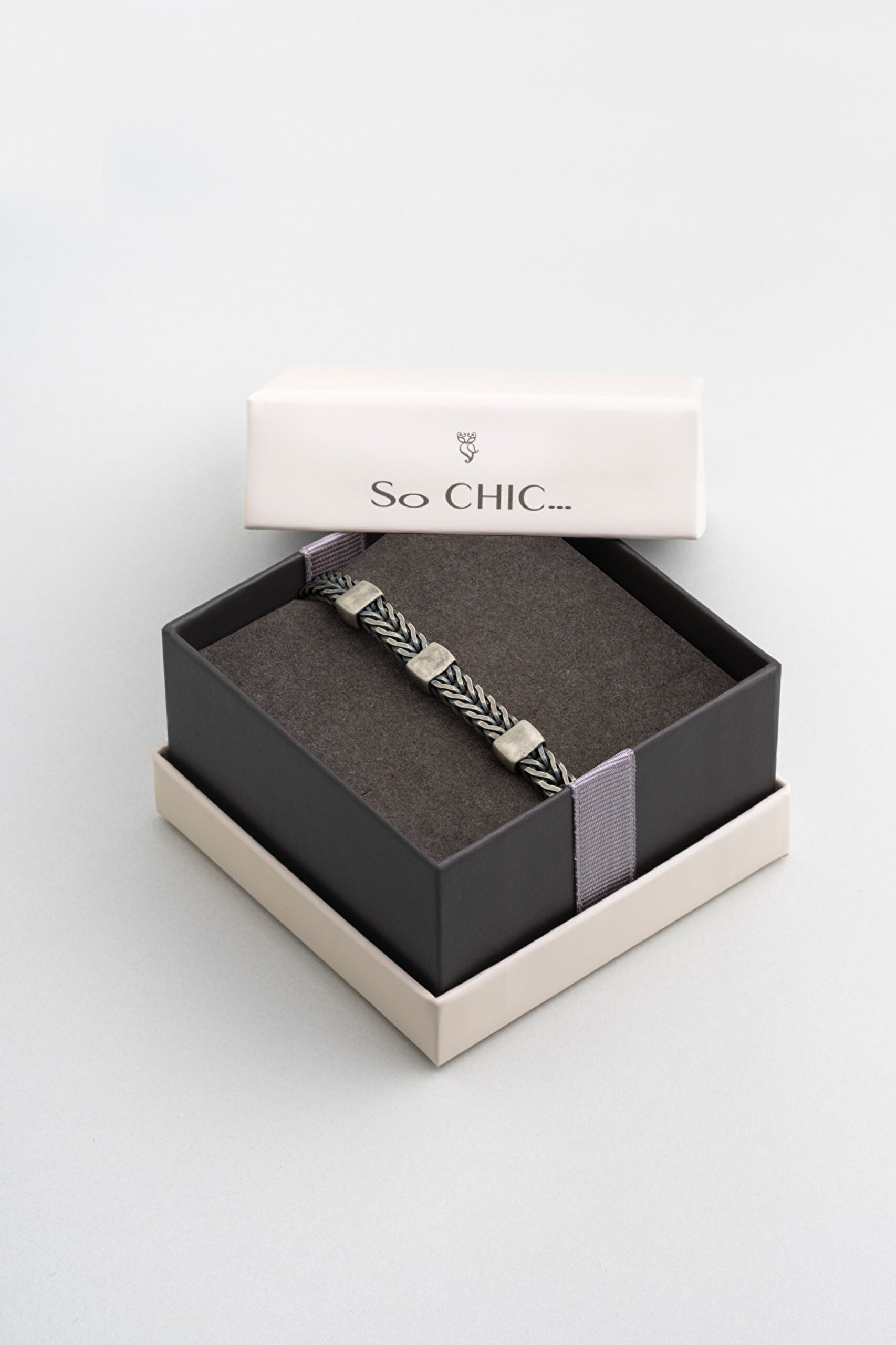 ⁠ İtalyan 21 Cm Gümüş Erkek Zincir Bileklik_4}