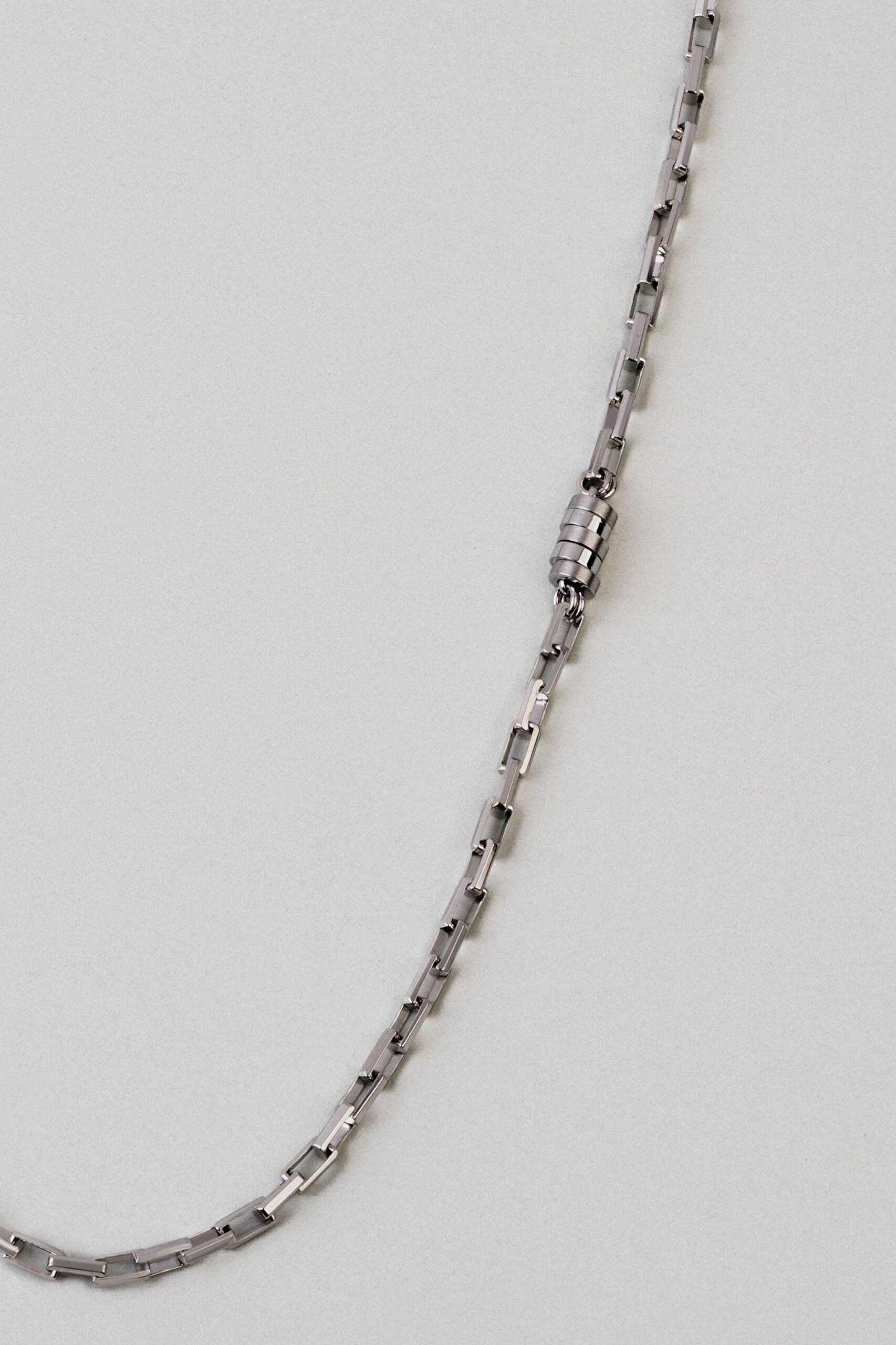 İtalyan 56 Cm Gümüş Erkek Zincir Kolye - 5