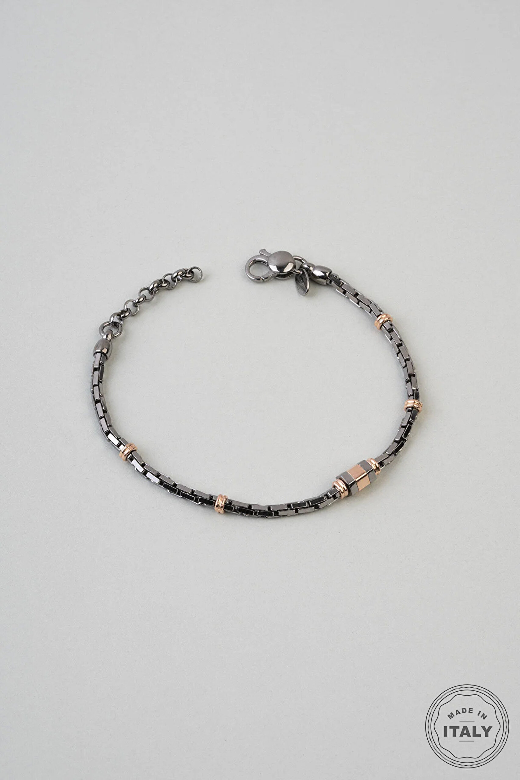 ⁠ İtalyan Zeus 21 Cm Gümüş Erkek Zincir Bileklik_0}