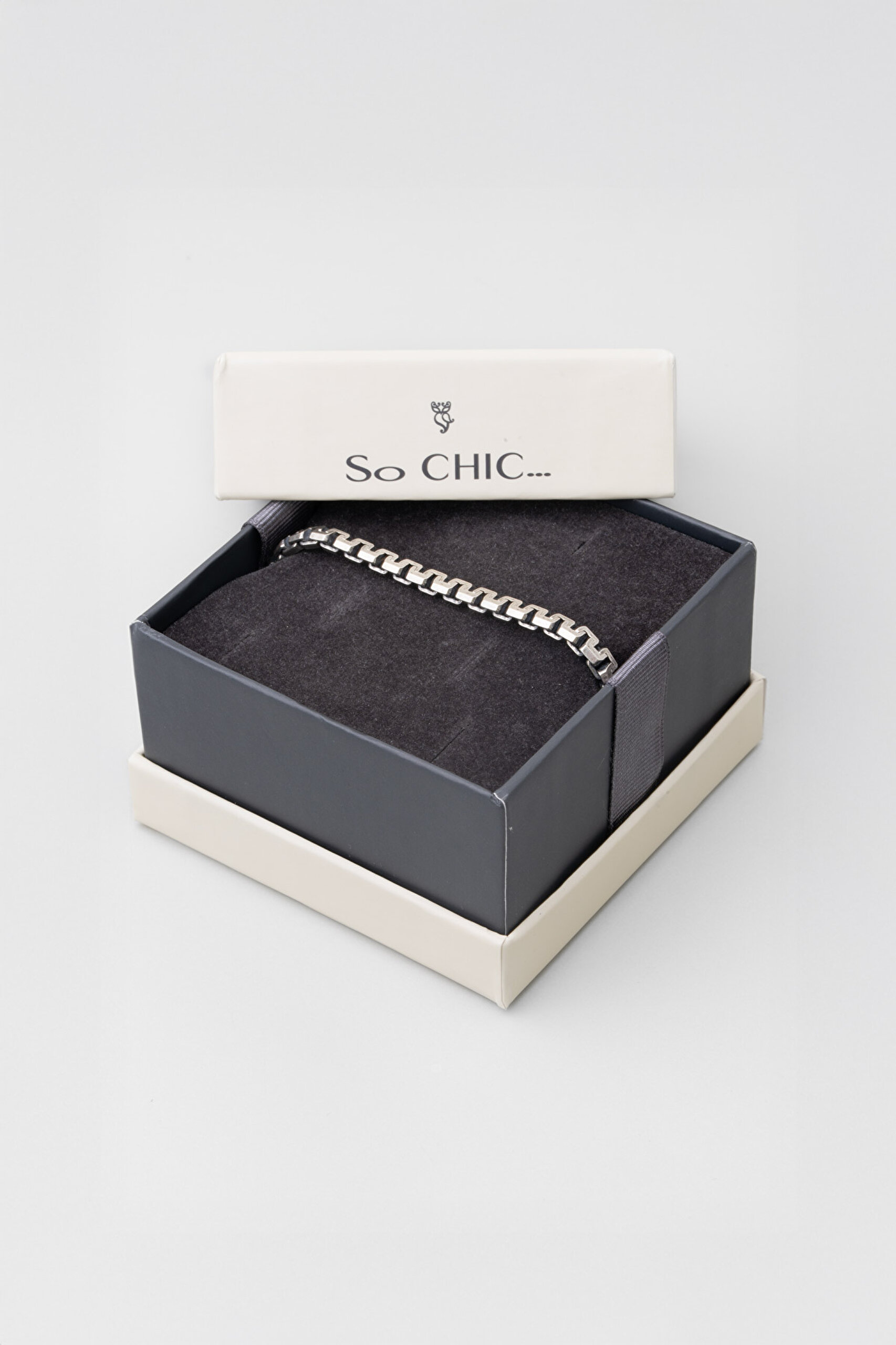 ⁠ İtalyan Mekanik Stil 21 Cm  Gümüş Erkek Bileklik_4}