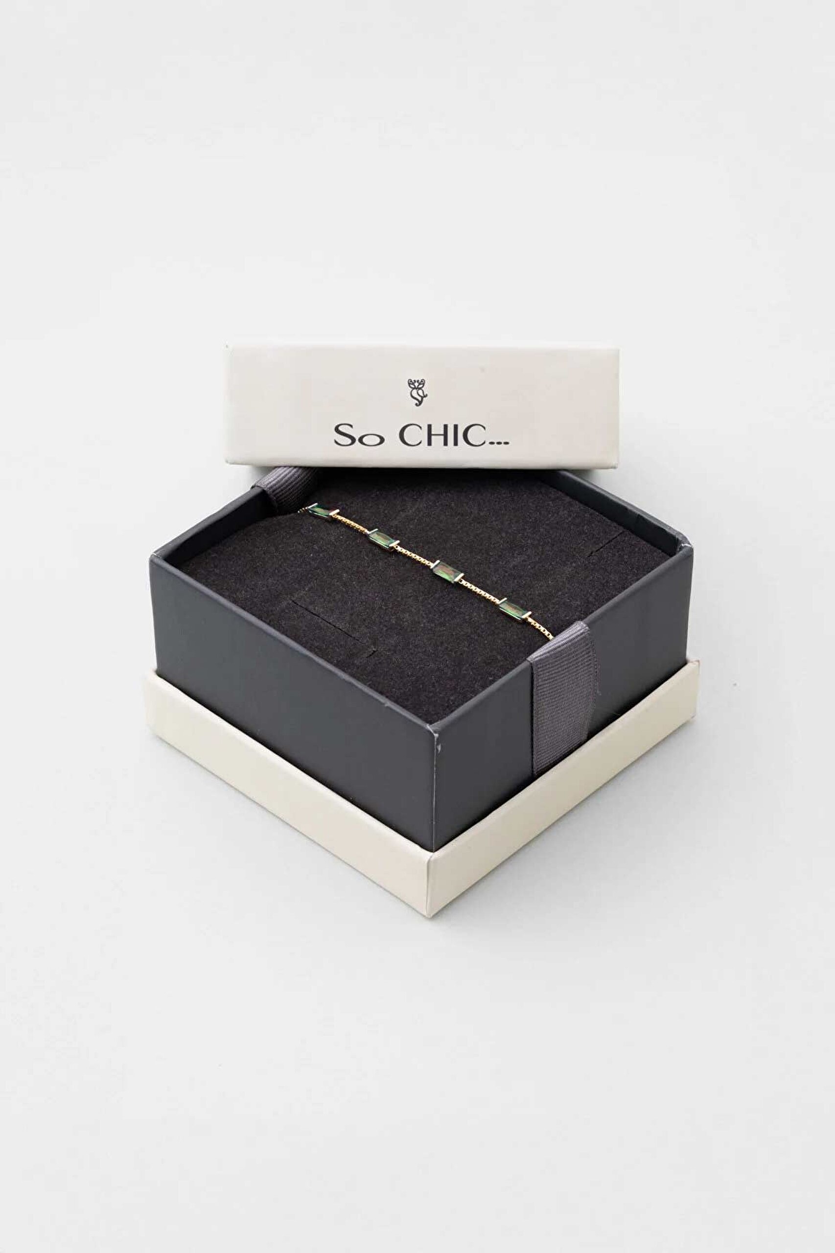 ⁠ Berrak Güzellik 18 Ayar Sarı Altın Kaplama Gümüş Bileklik_4}