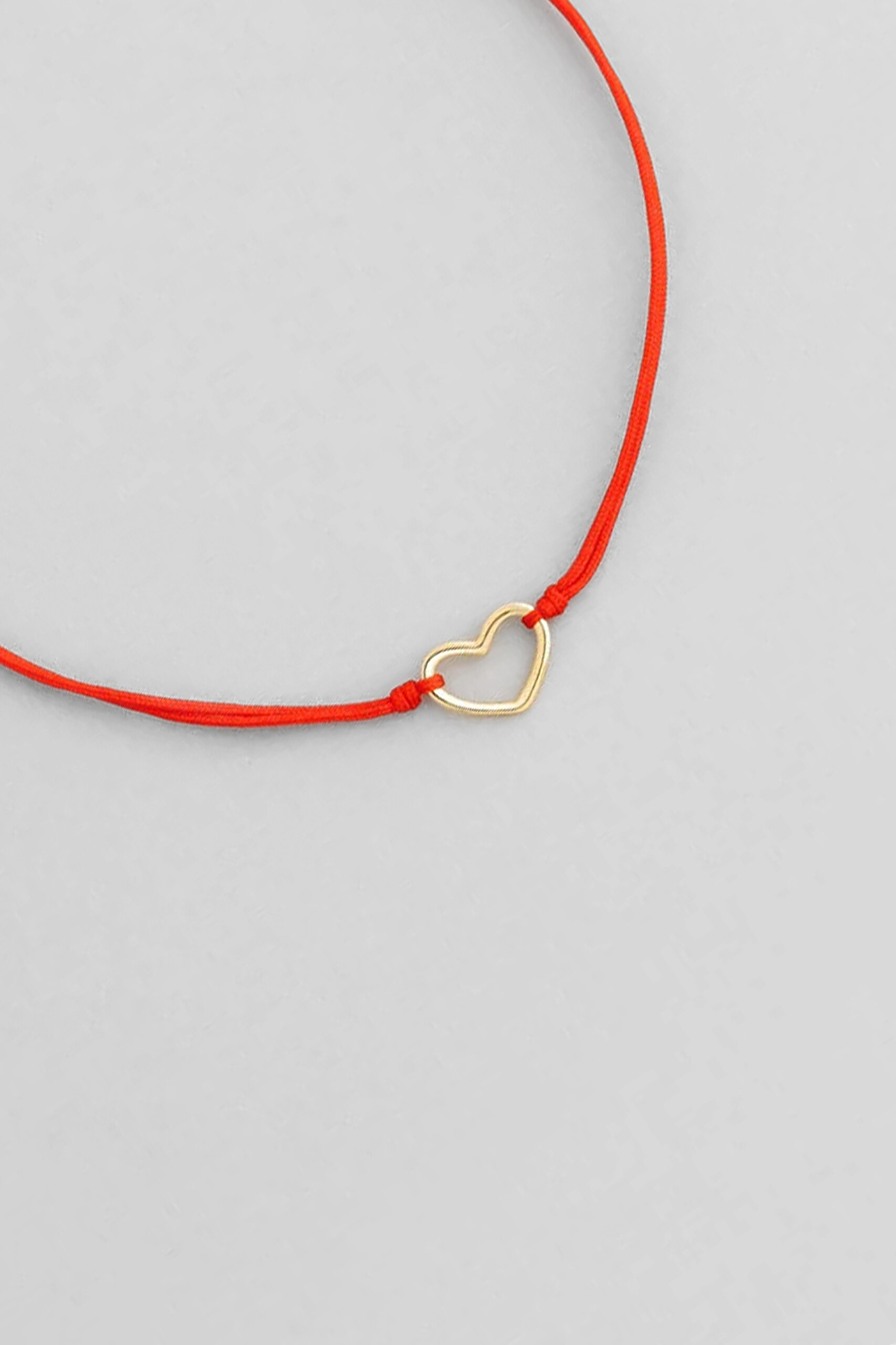 ⁠ Minimal Kalp 18 Ayar Sarı Altın Kaplama Ayarlanabilir Gümüş Arkadaş Bilekliği_4}