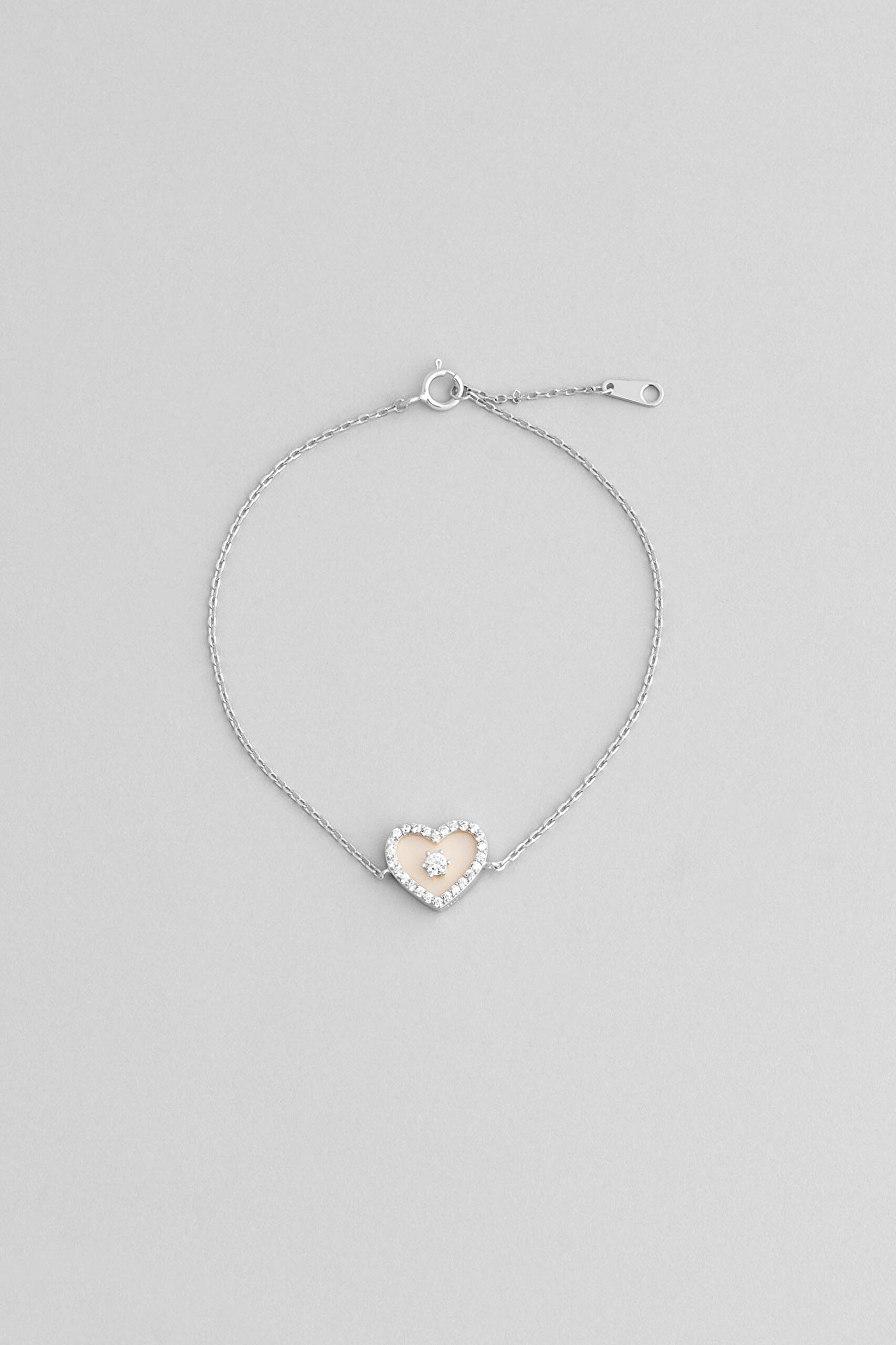 ⁠ Aşk Yıldızı 18 Ayar Sarı Altın Kaplama 18 Cm Gümüş Bileklik_0}