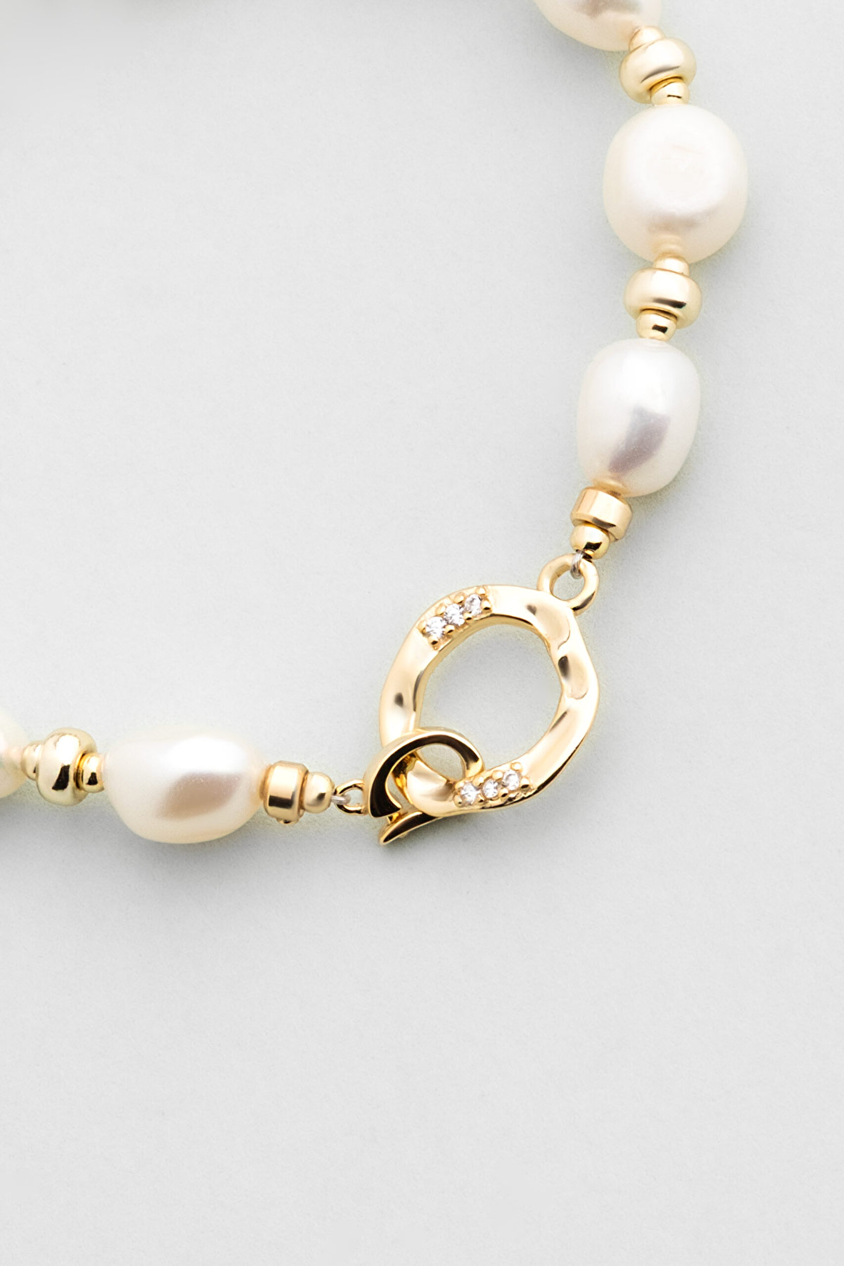 ⁠ Rosalinda 18 Ayar Sarı Altın Kaplama 18 Cm Gümüş Bileklik_5}