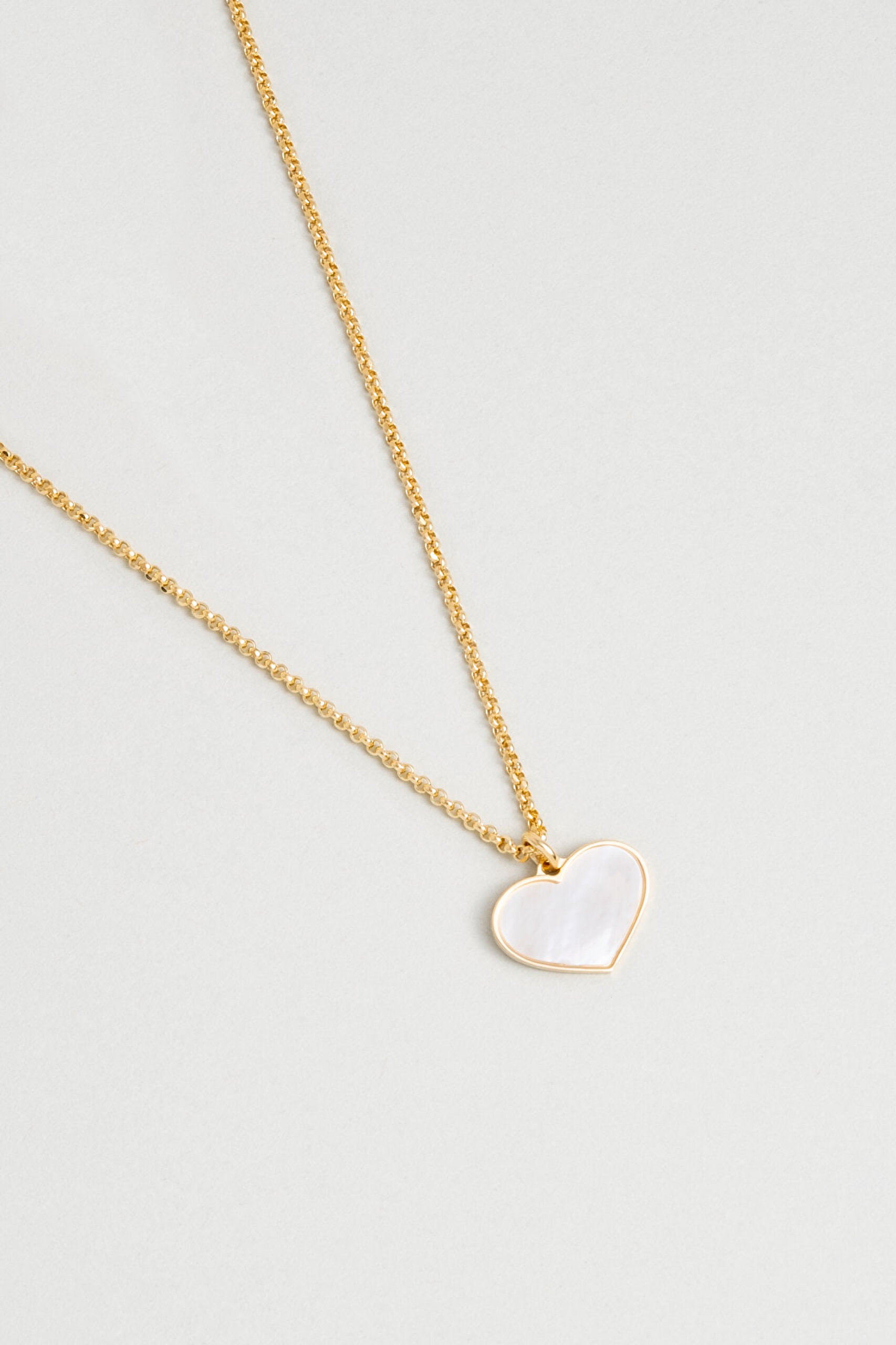 ⁠ İtalyan 18 Ayar Sarı Altın Kaplama 45 Cm Gümüş Sedef Kolye_1}