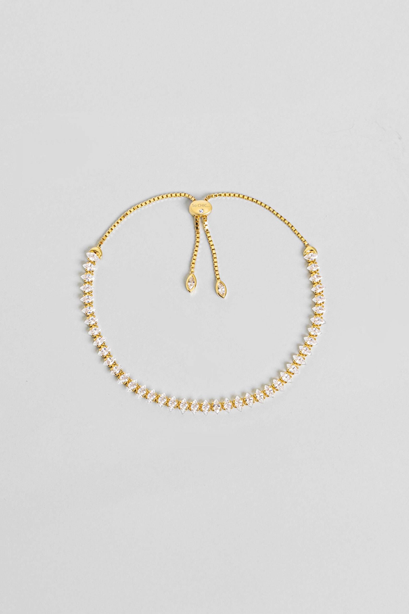 ⁠ Modern Tasarım 18 Ayar Sarı Altın Kaplama Ayarlanabilir Gümüş Su Yolu Bileklik_0}