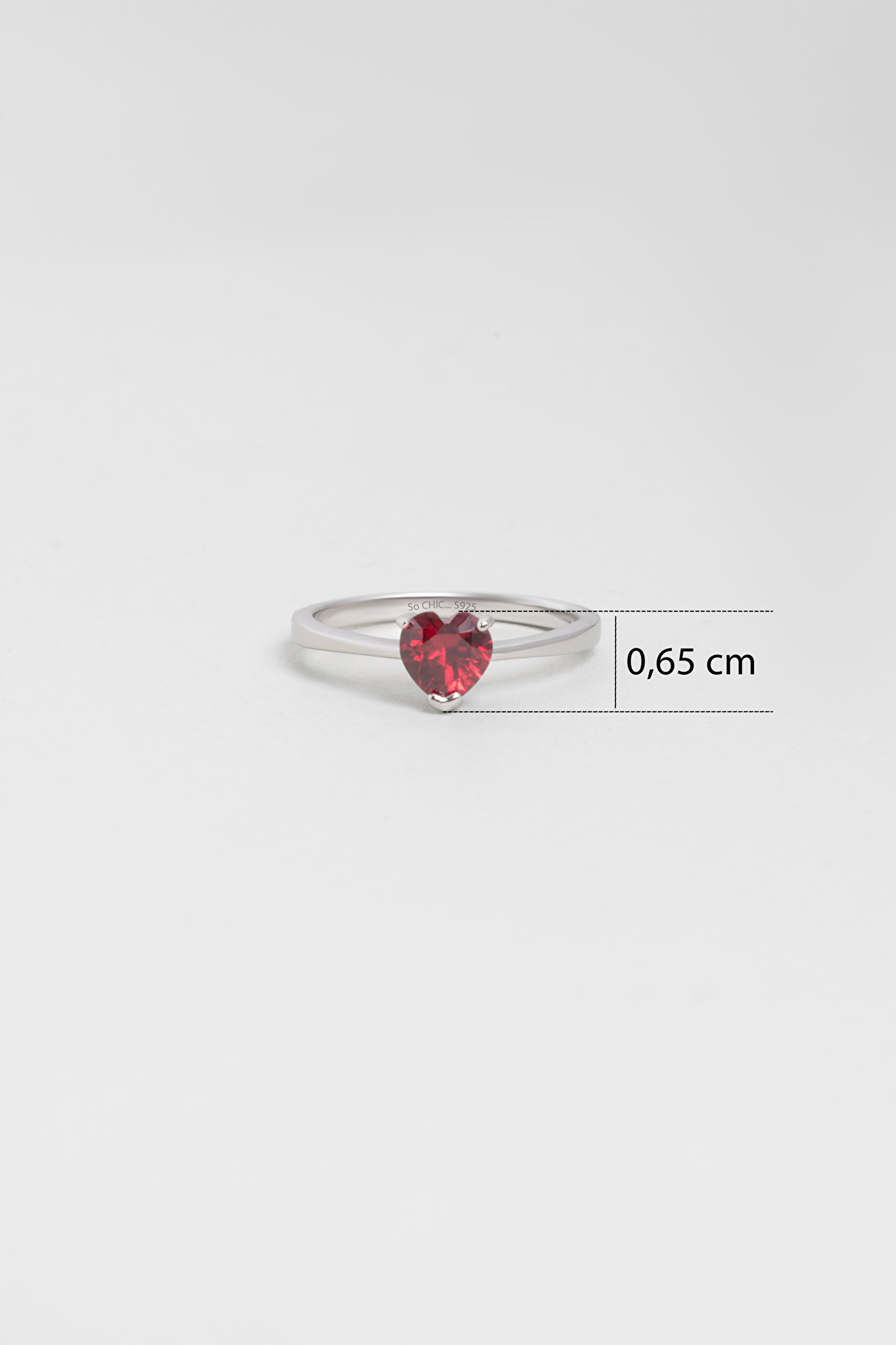 ⁠ Isabella 18 Ayar Beyaz Altın Kaplama Gümüş Yüzük_2}