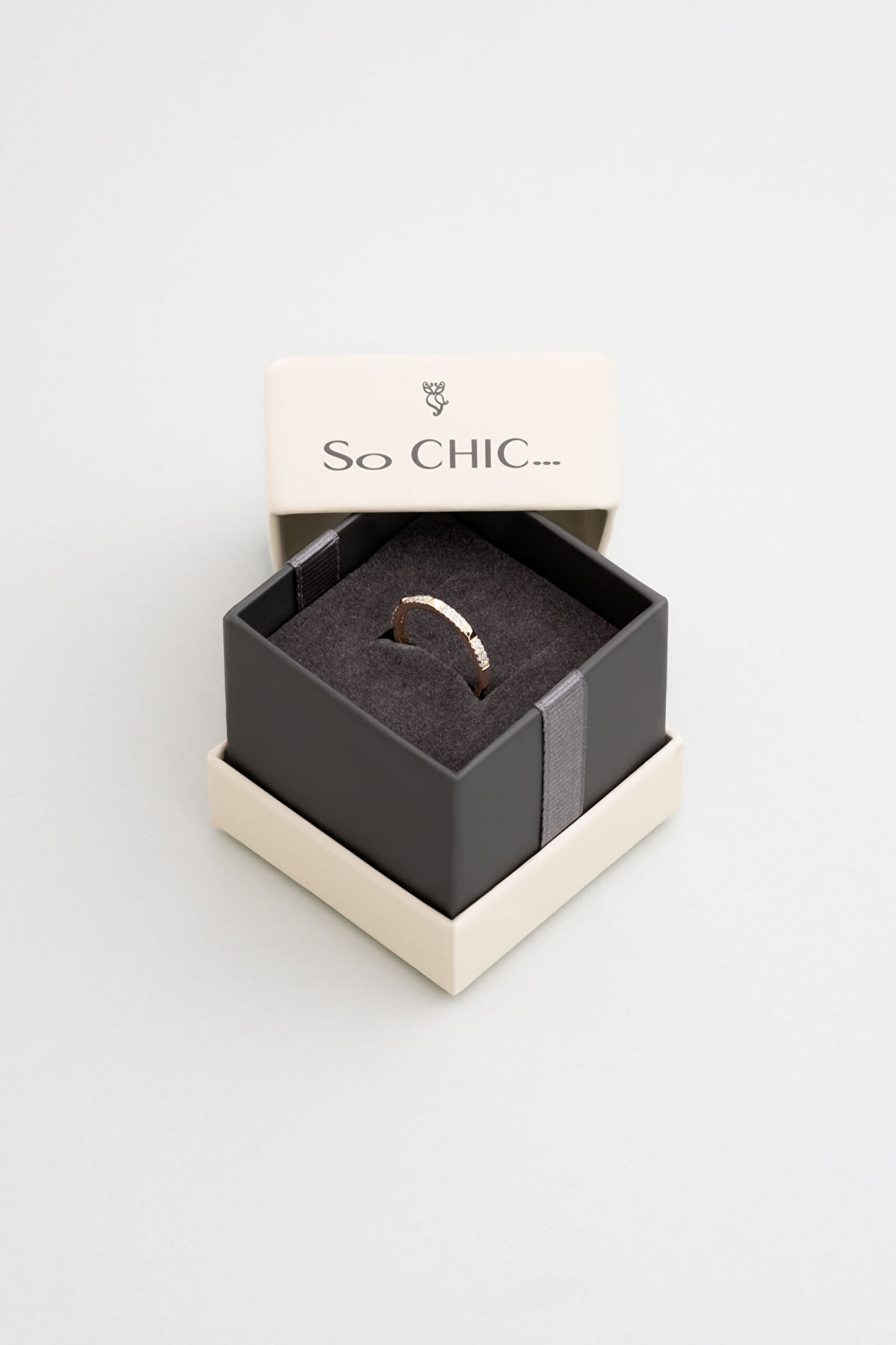 ⁠ Minimal Tasarım 18 Ayar Sarı Altın Kaplama Gümüş Yüzük_3}