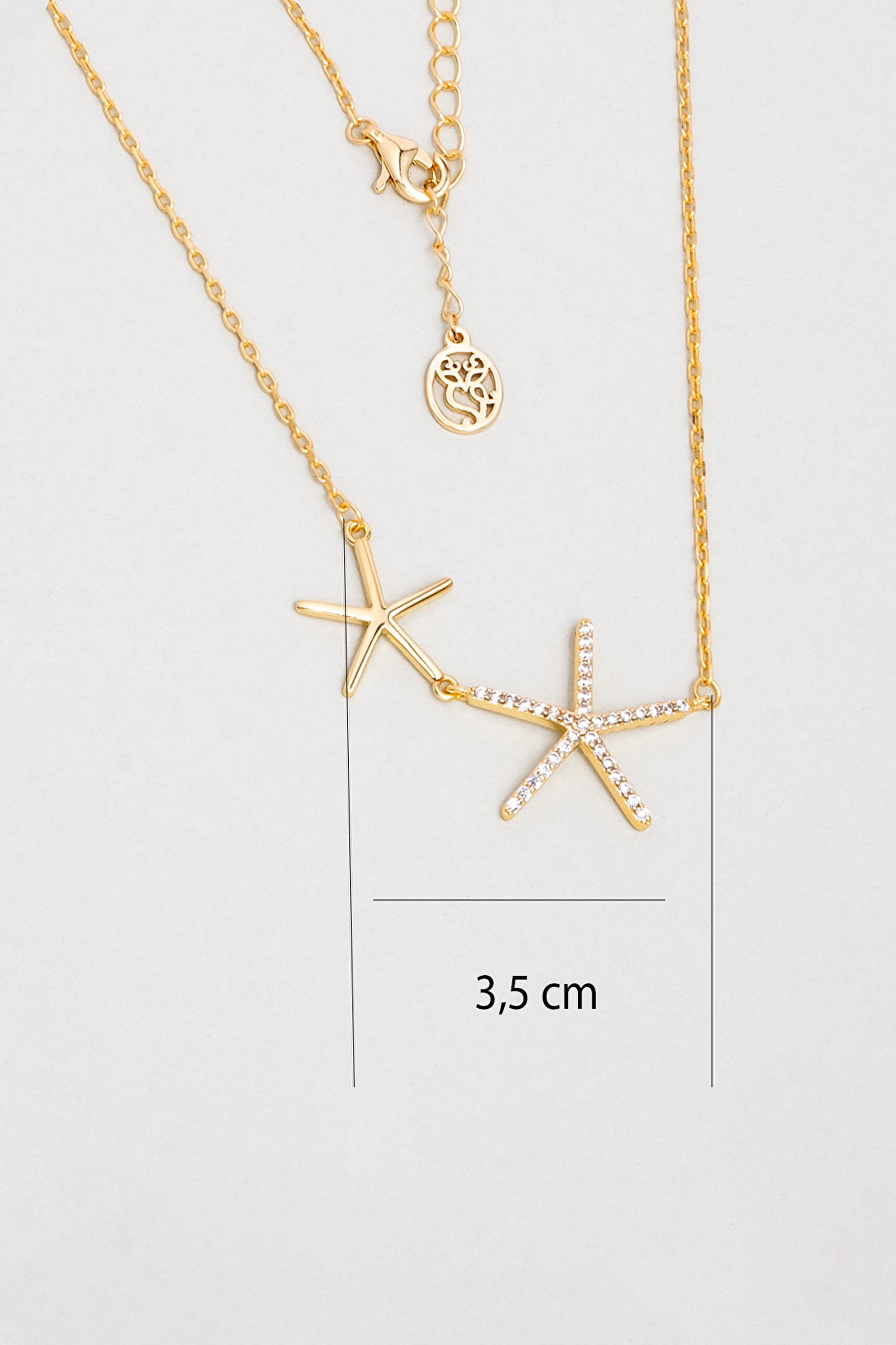 ⁠ Işıltılı Yaz 18 Ayar Sarı Altın Kaplama 45 Cm Gümüş Kolye
_2}