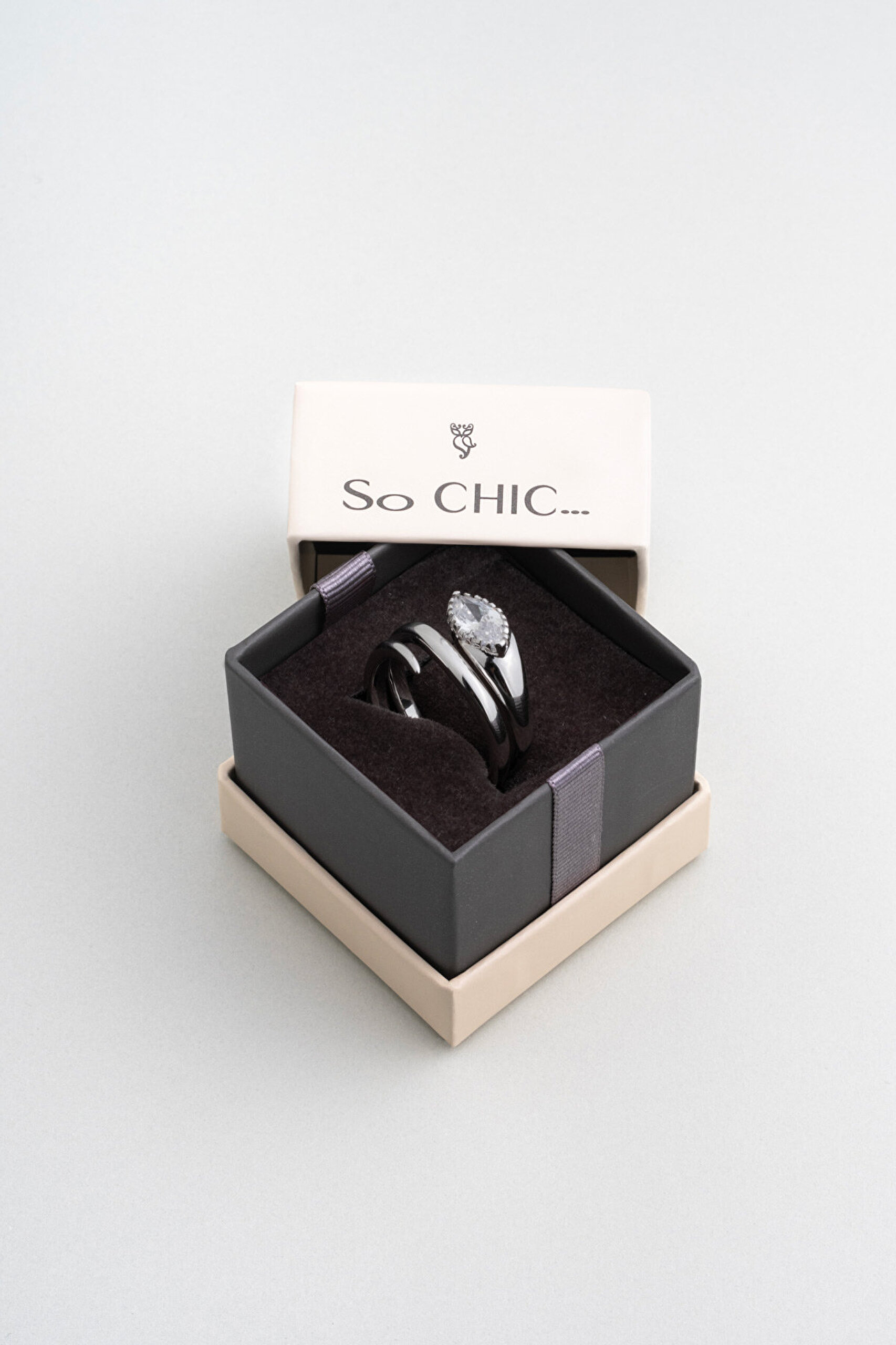 Şahmeran Yılanı 18 Ayar Beyaz Altın Kaplama Gümüş Yüzük - 4