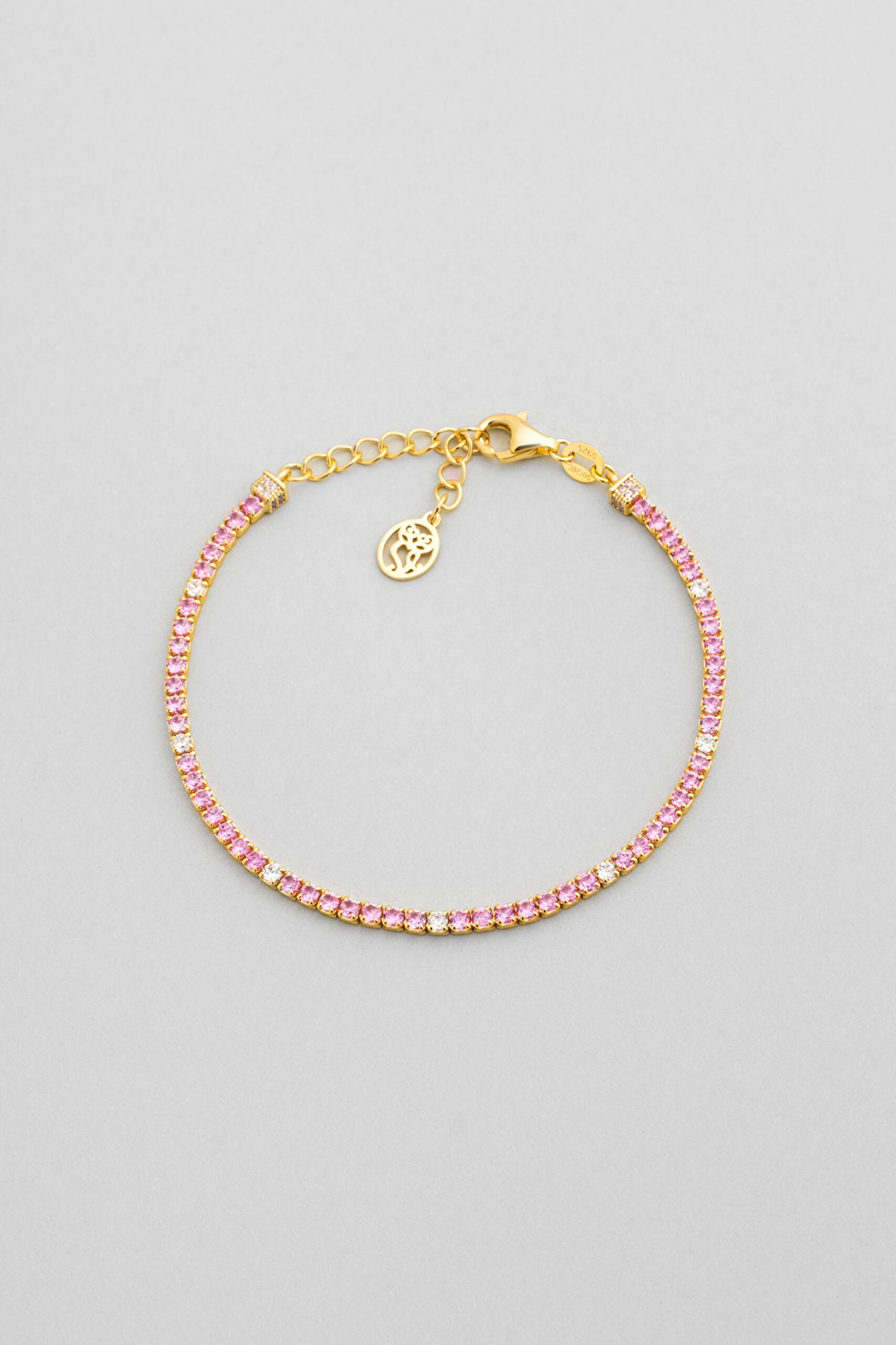 ⁠ Gökkuşağı Yolculuğu 18 Ayar Sarı Altın Kaplama 19 Cm Su Yolu Bileklik_0}